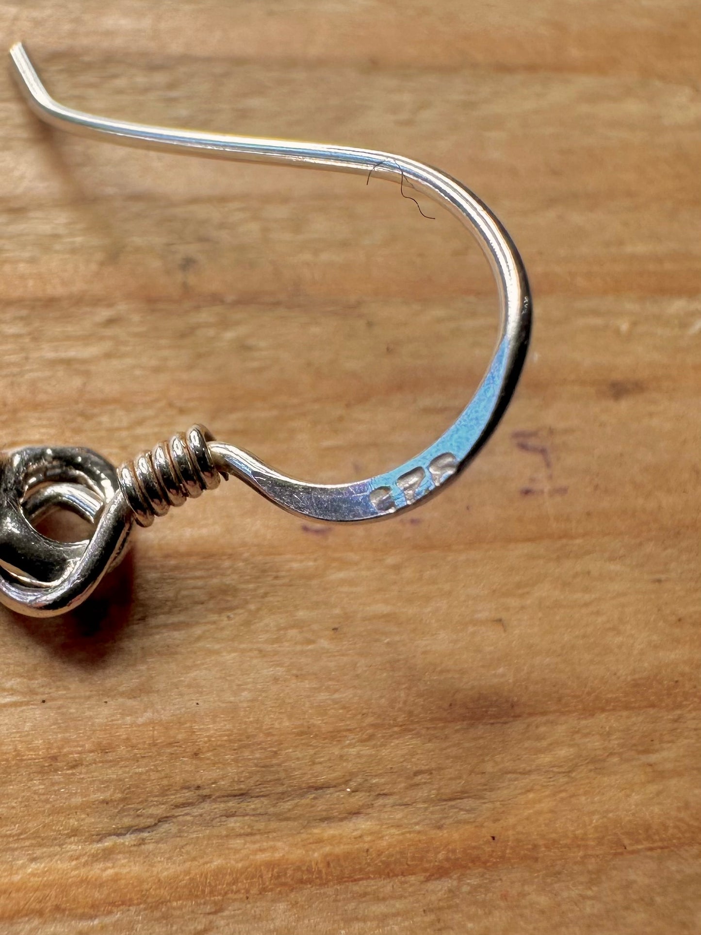 Vintage Filigree Large Drop 925 Sterling Silver Earrings