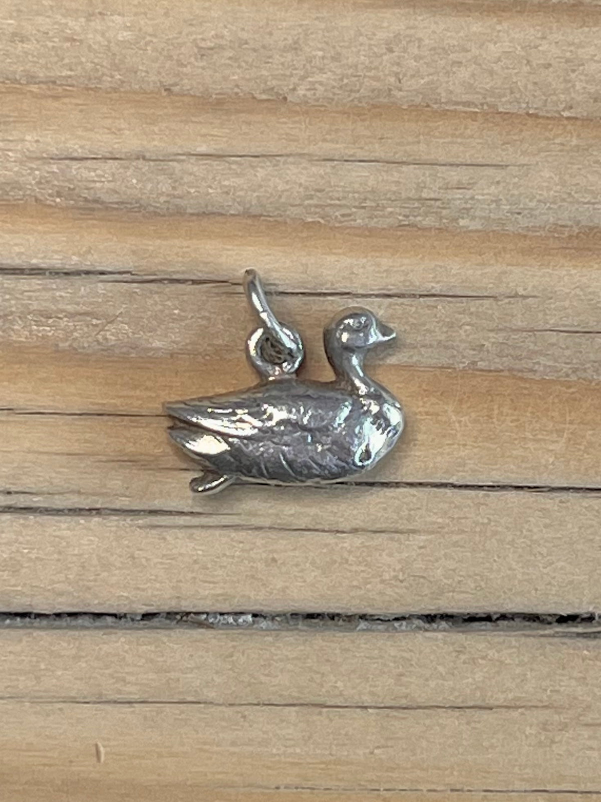 Small Duck 925 Sterling Silver Pendant