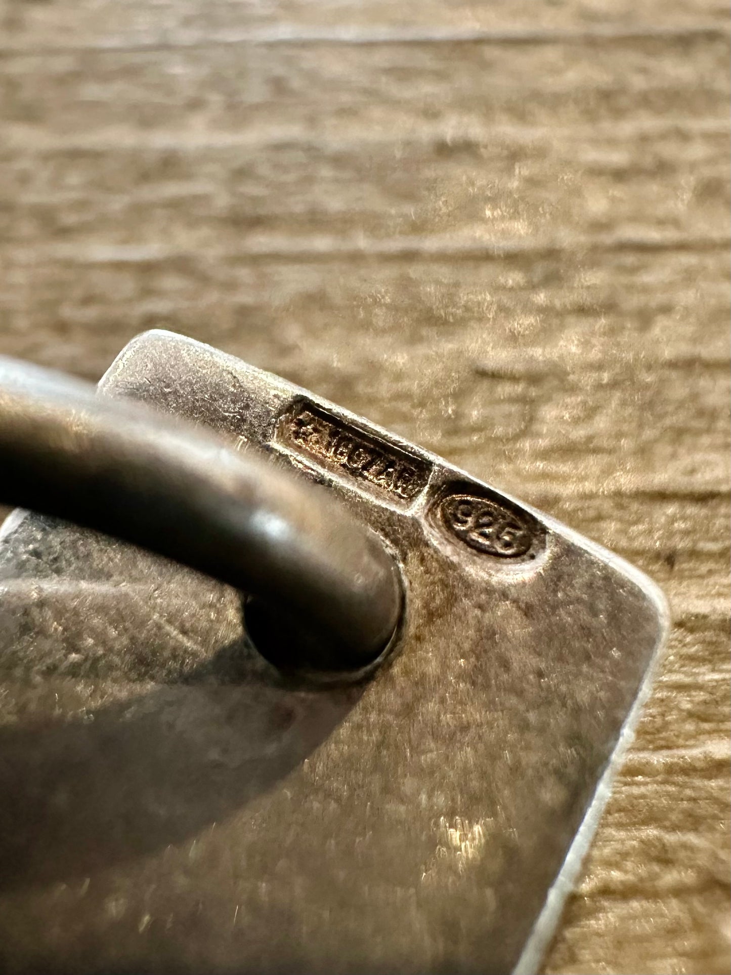 Vintage Gucci Made in Italy Tag 925 Silver Pendant