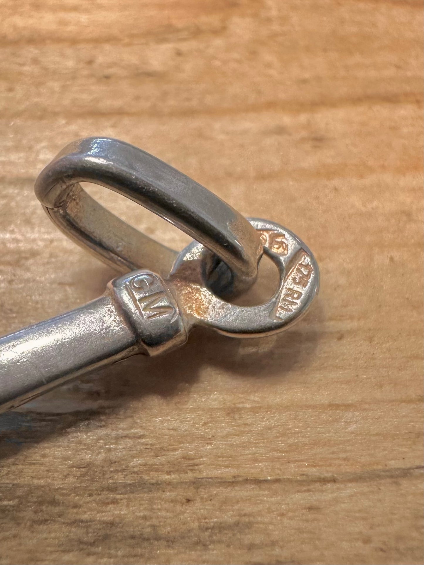 Vintage Hammer GM 925 Silver Charm Pendant