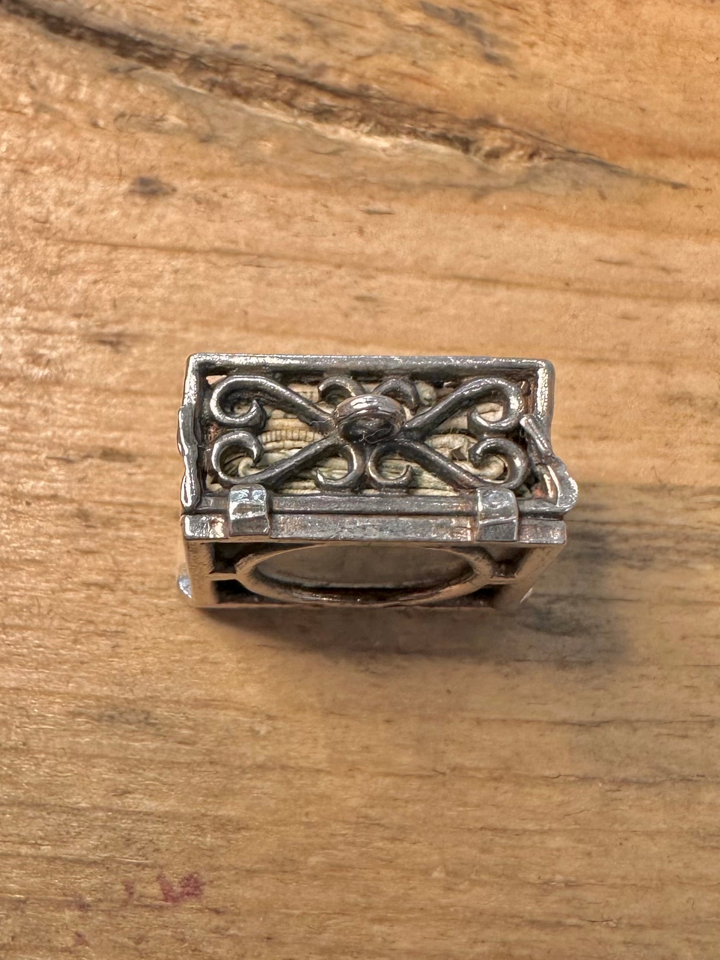 Vintage Rare Mad Money One Dollar 925 Silver Charm Pendant