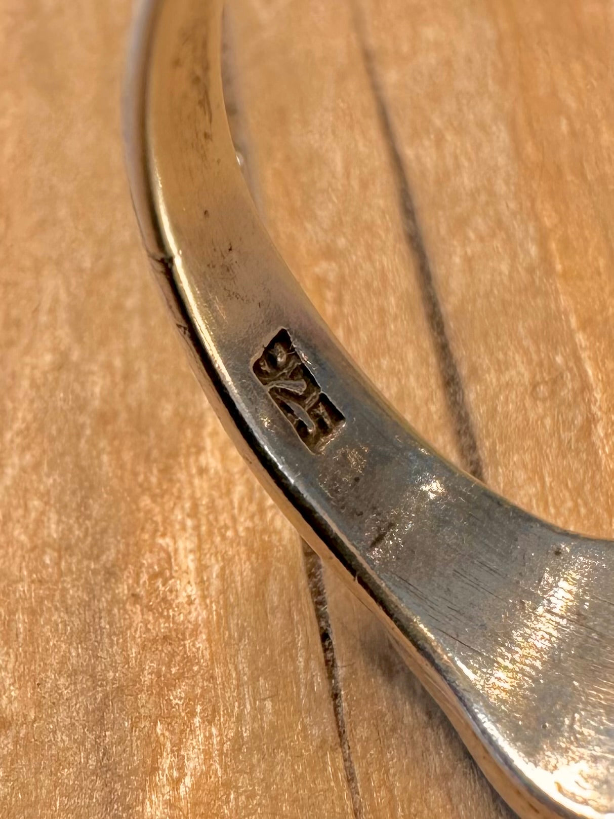 Vintage Elephant Opening Head 925 Silver Size Q Ring