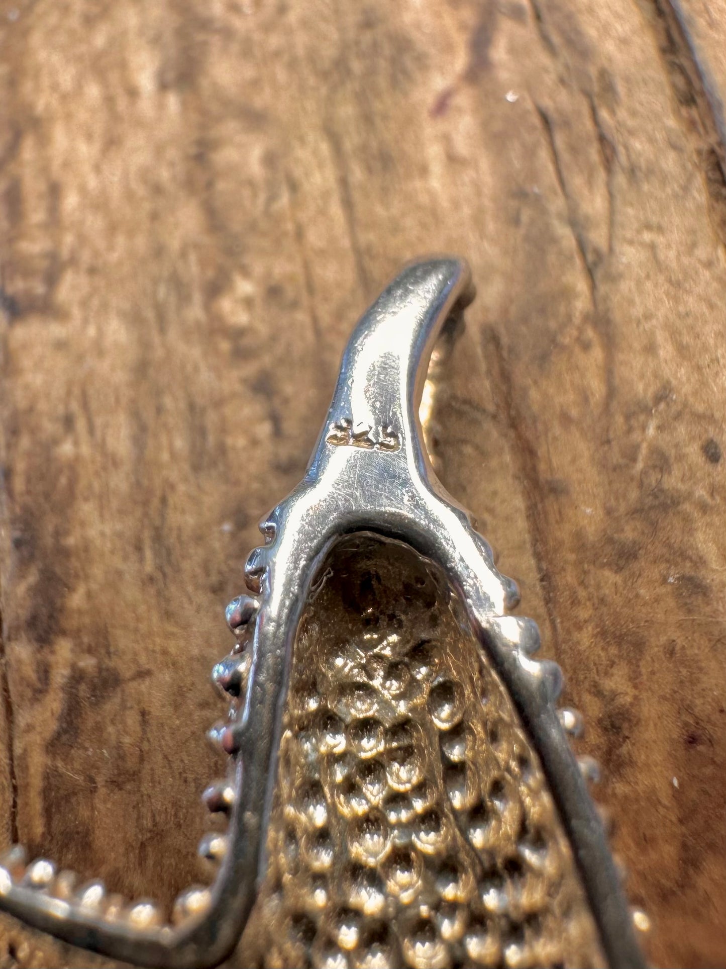 Textured Star Fish 925 Sterling Silver Pendant