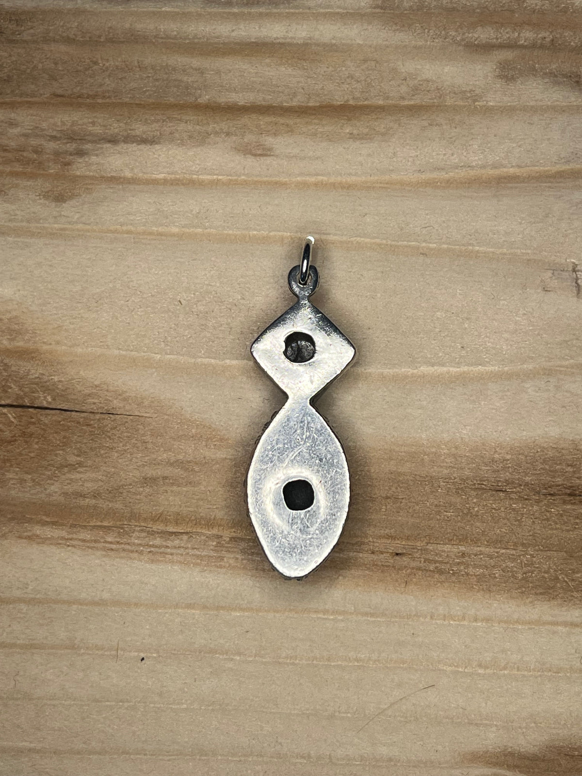 Labradorite Double Stone 925 Sterling Silver Pendant