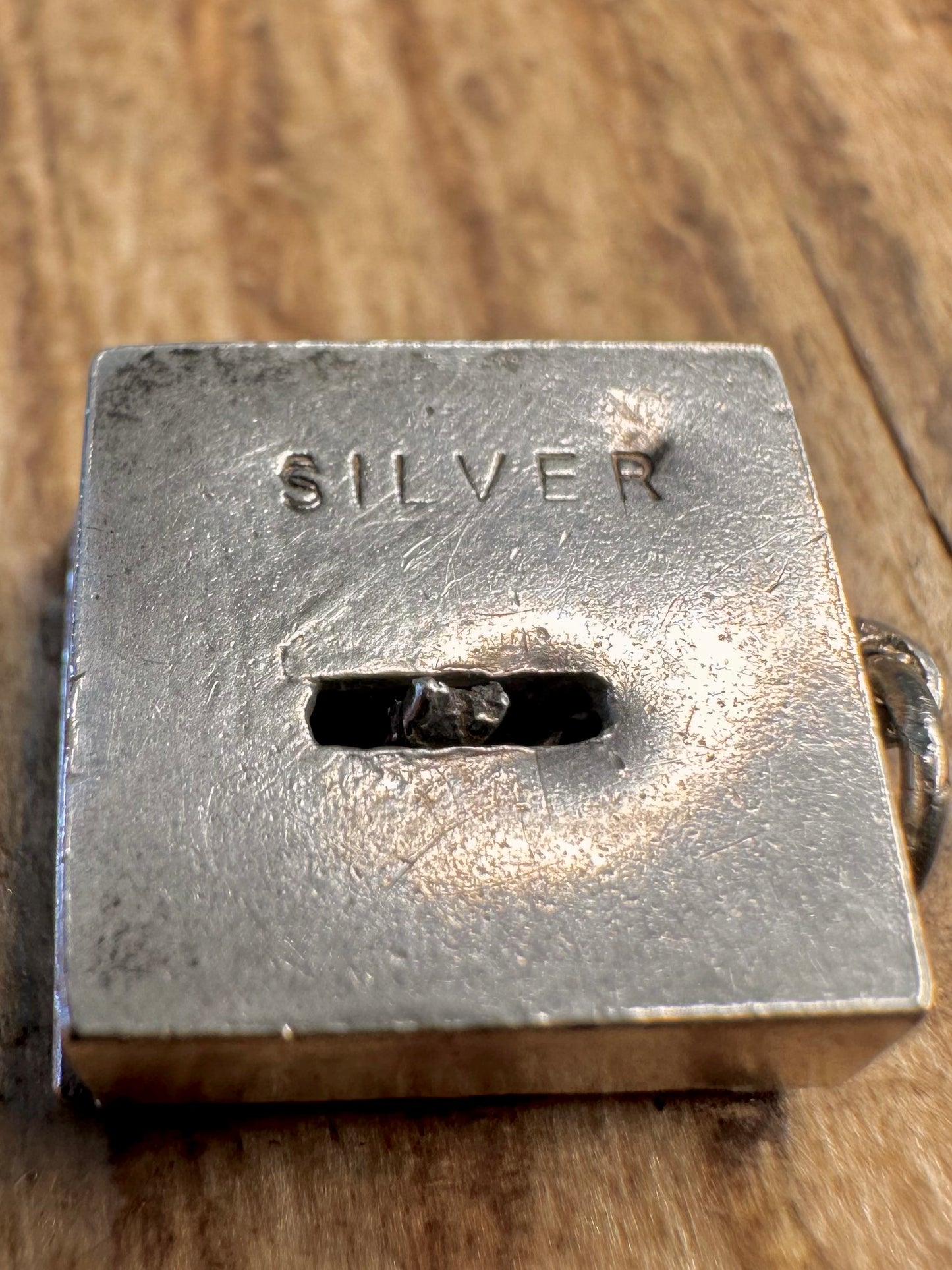 Mechanische Cancan-Tänzerinnen 925er Sterling Silber Charm-Anhänger