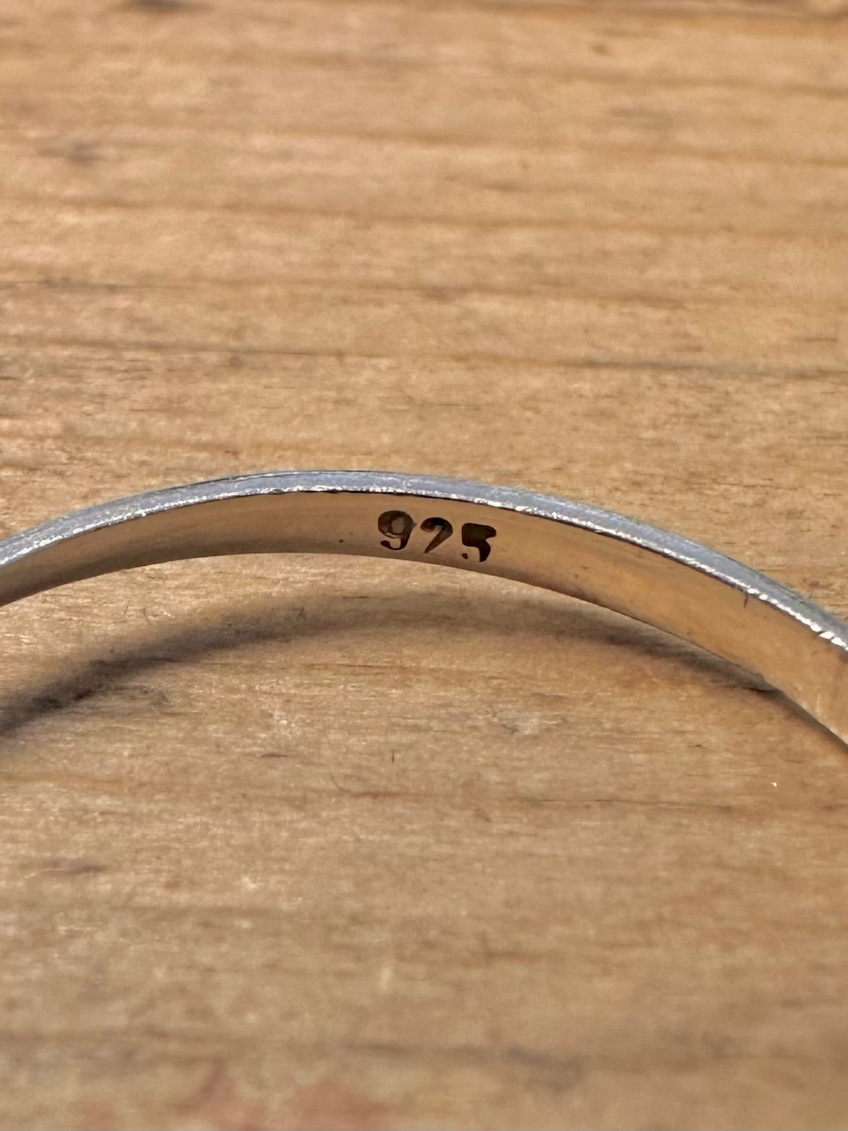 Vintage Opal 925 Silver Size T Ring