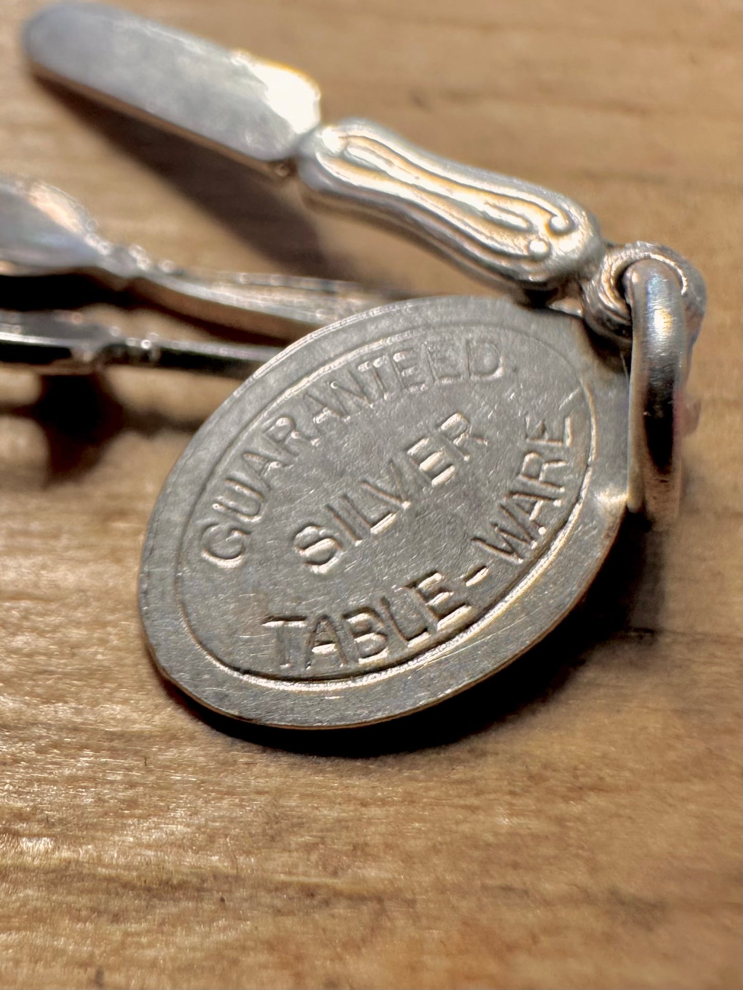 Vintage Cutlery 925 Silver Charm Pendant