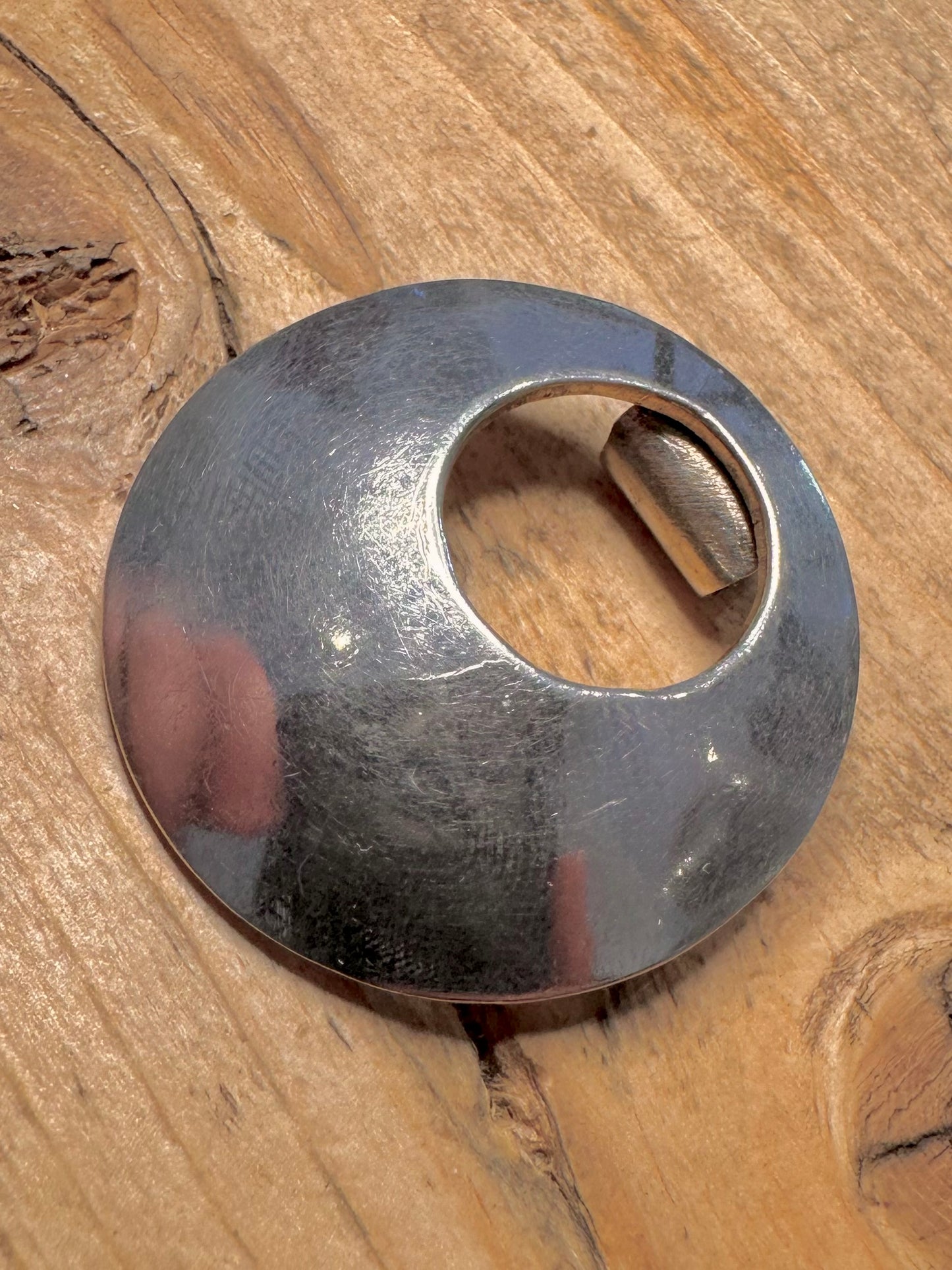 Abstract Circle 925 Silver Pendant