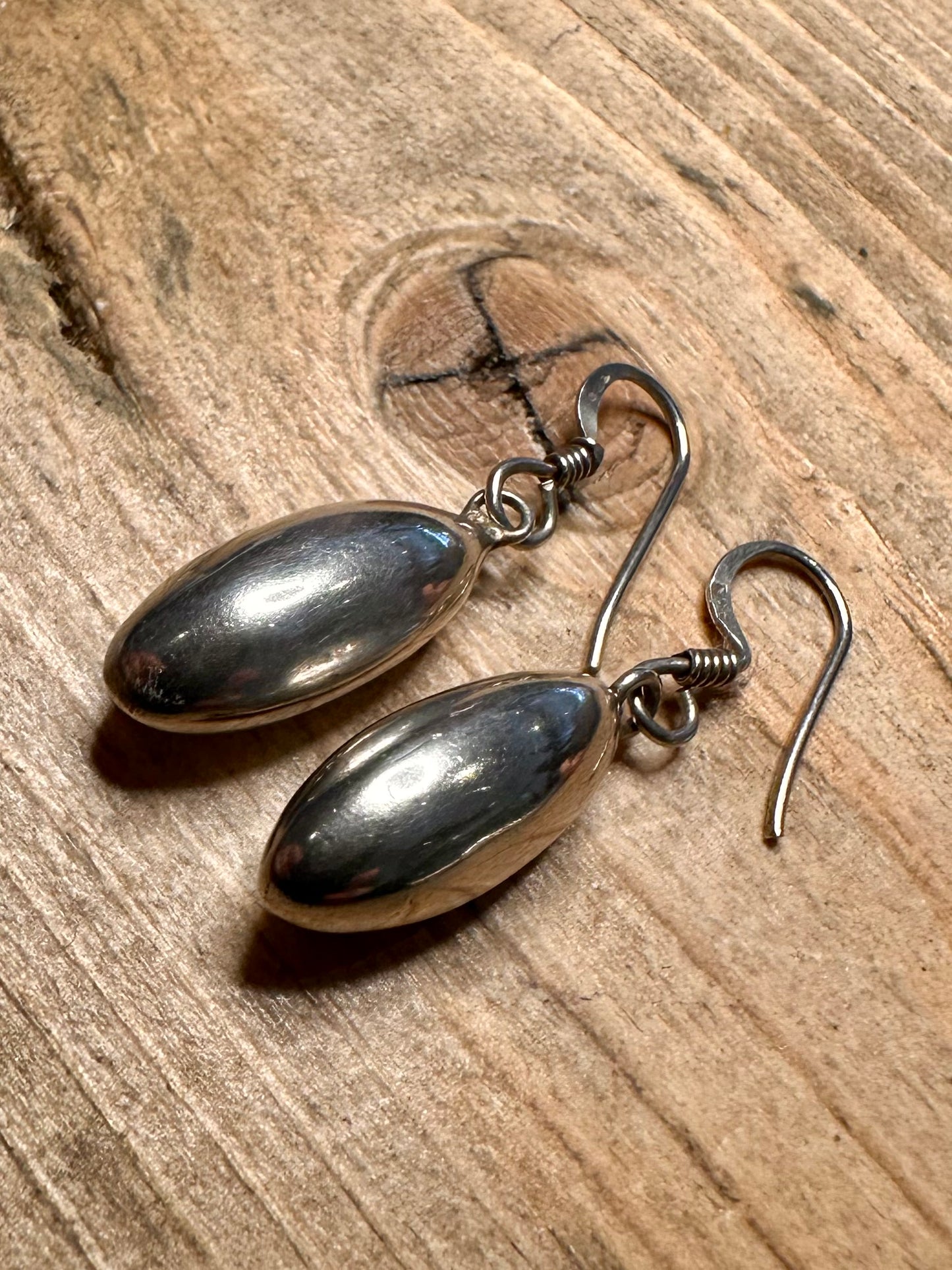 Modern Dangle 925 Silver Earrings