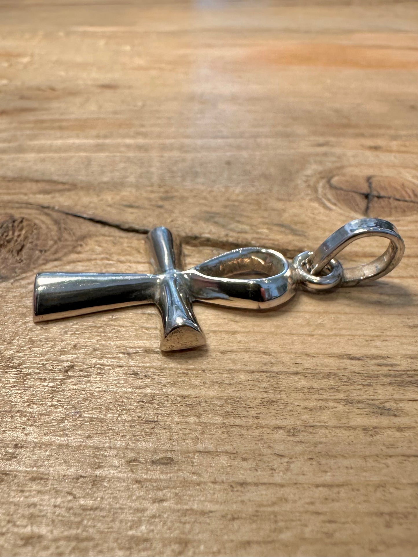 Modern 2001 Ankh 925 Silver Hallmarked Pendant
