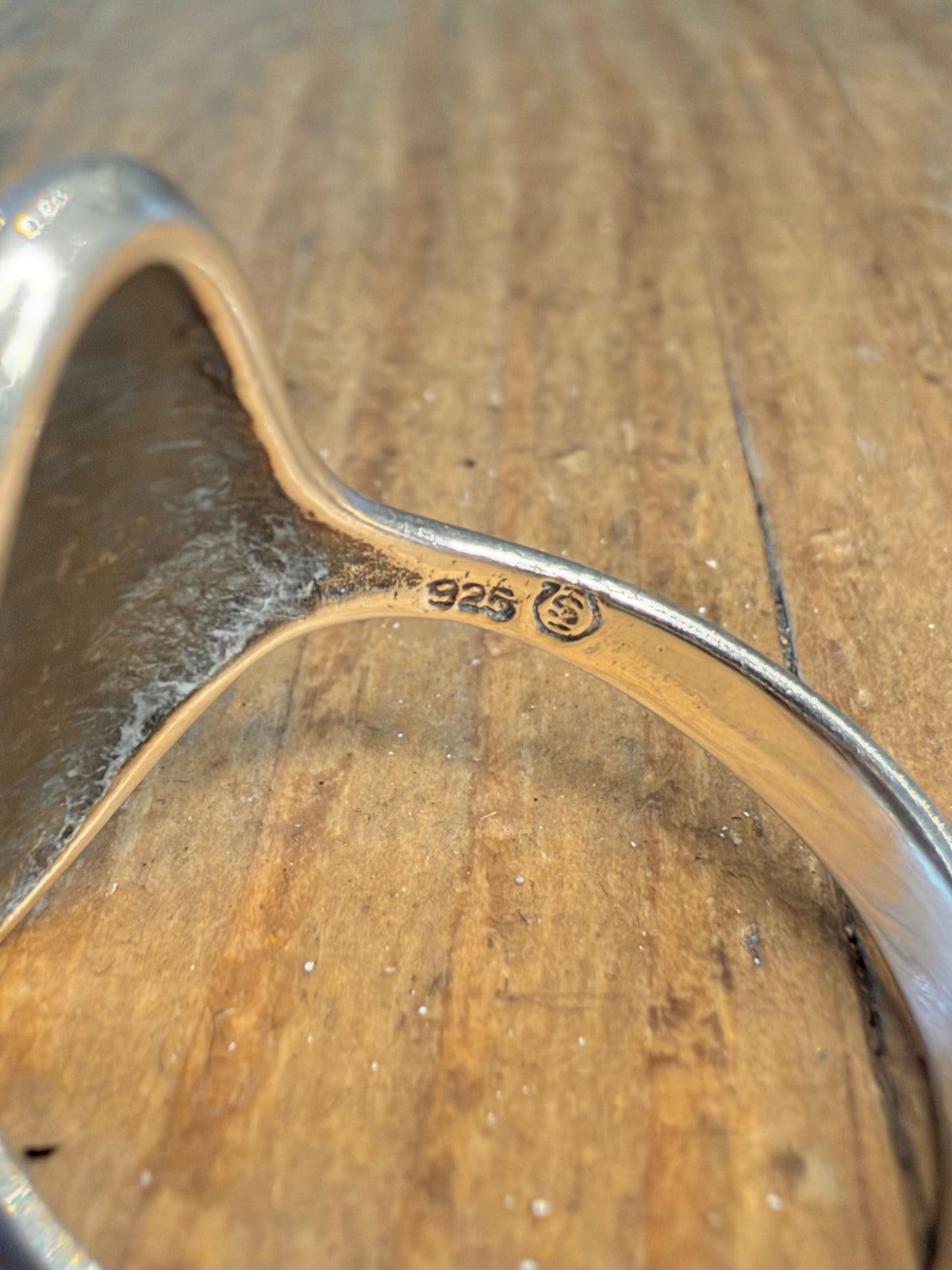 Oval Signet 925 Sterling Silver Size U1/2 Ring