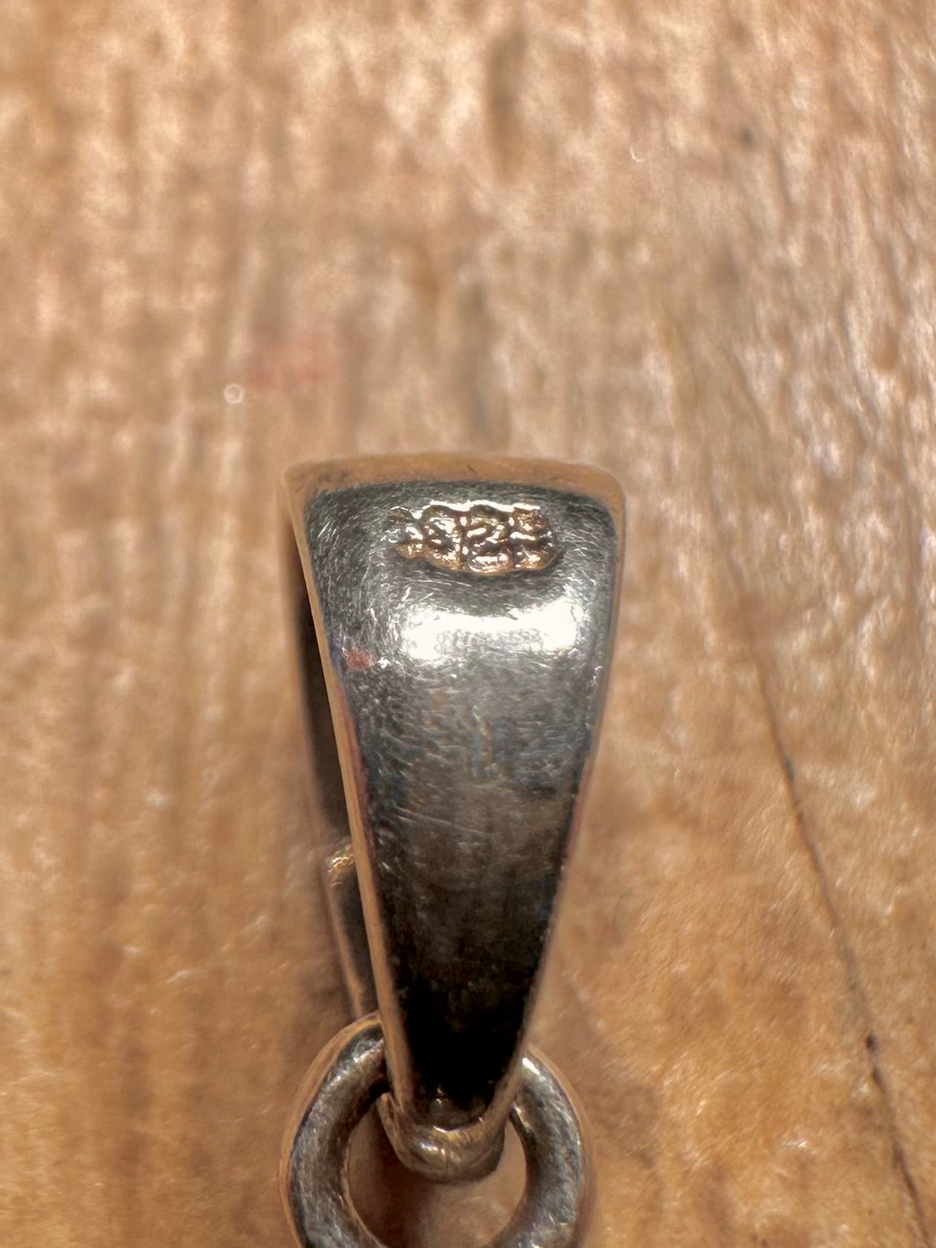 Abstract Amber 925 Sterling Silver Pendant