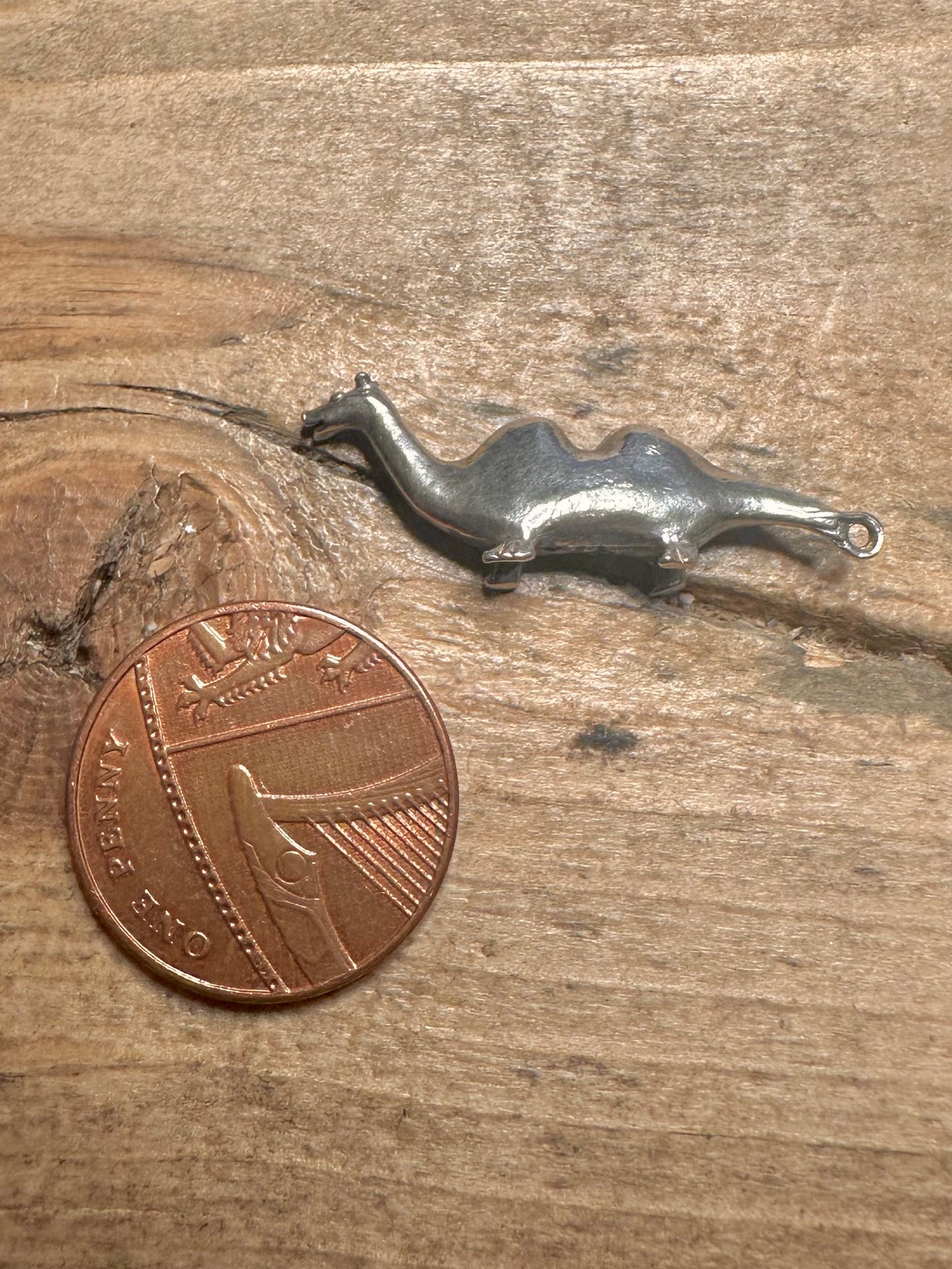 Vintage Dinosaur 925 Silver Pendant