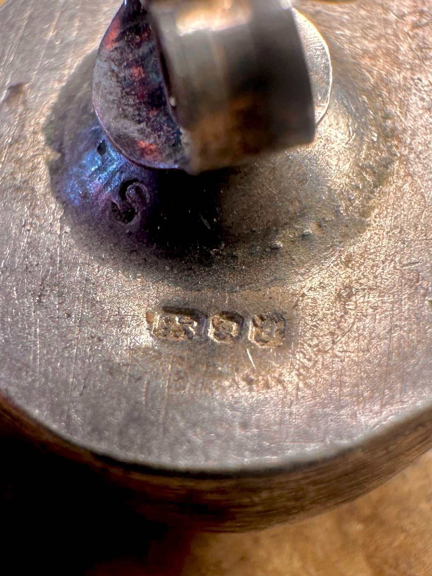 Karneol-Ohrstecker, oval, aus 925er Sterlingsilber