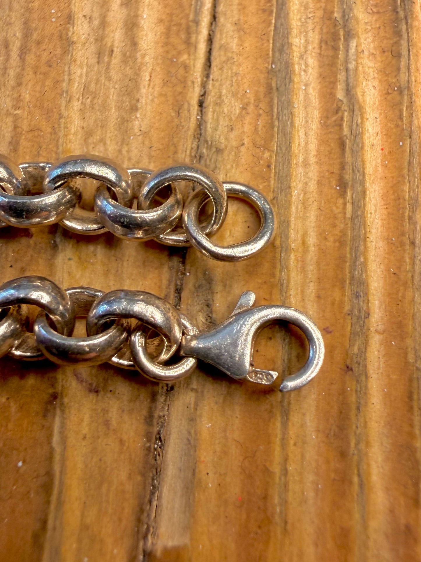 Belcher Chain 925 Sterling Silver 7.5 inch Bracelet