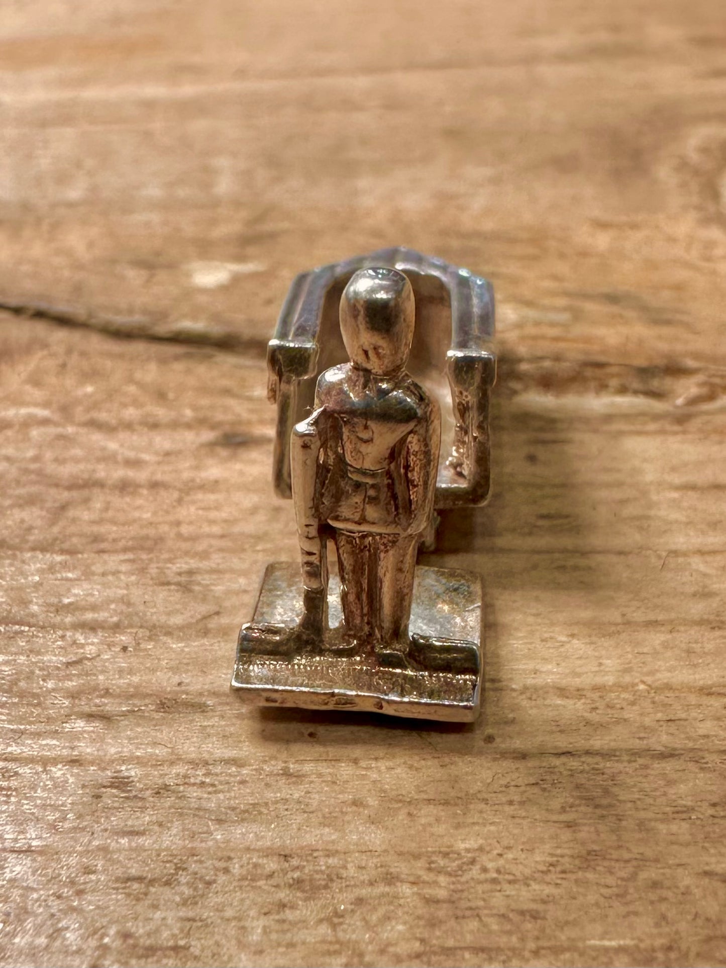 Vintage Buckingham Palace Guard Articulated 925 Silver Pendant