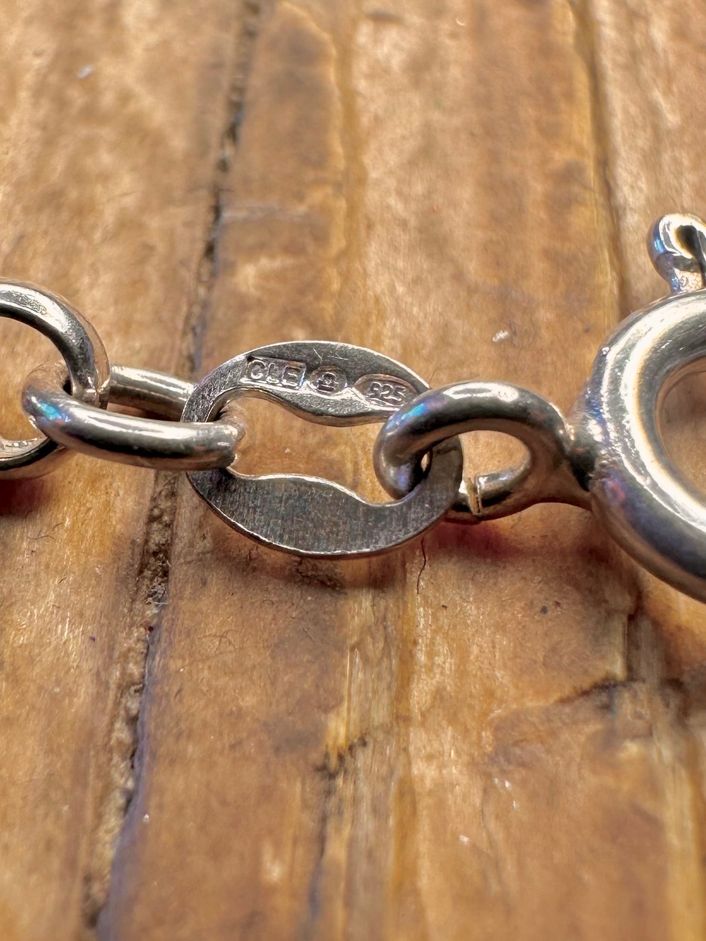 Belcher Chain 925 Sterling Silver 7.5 inch Bracelet