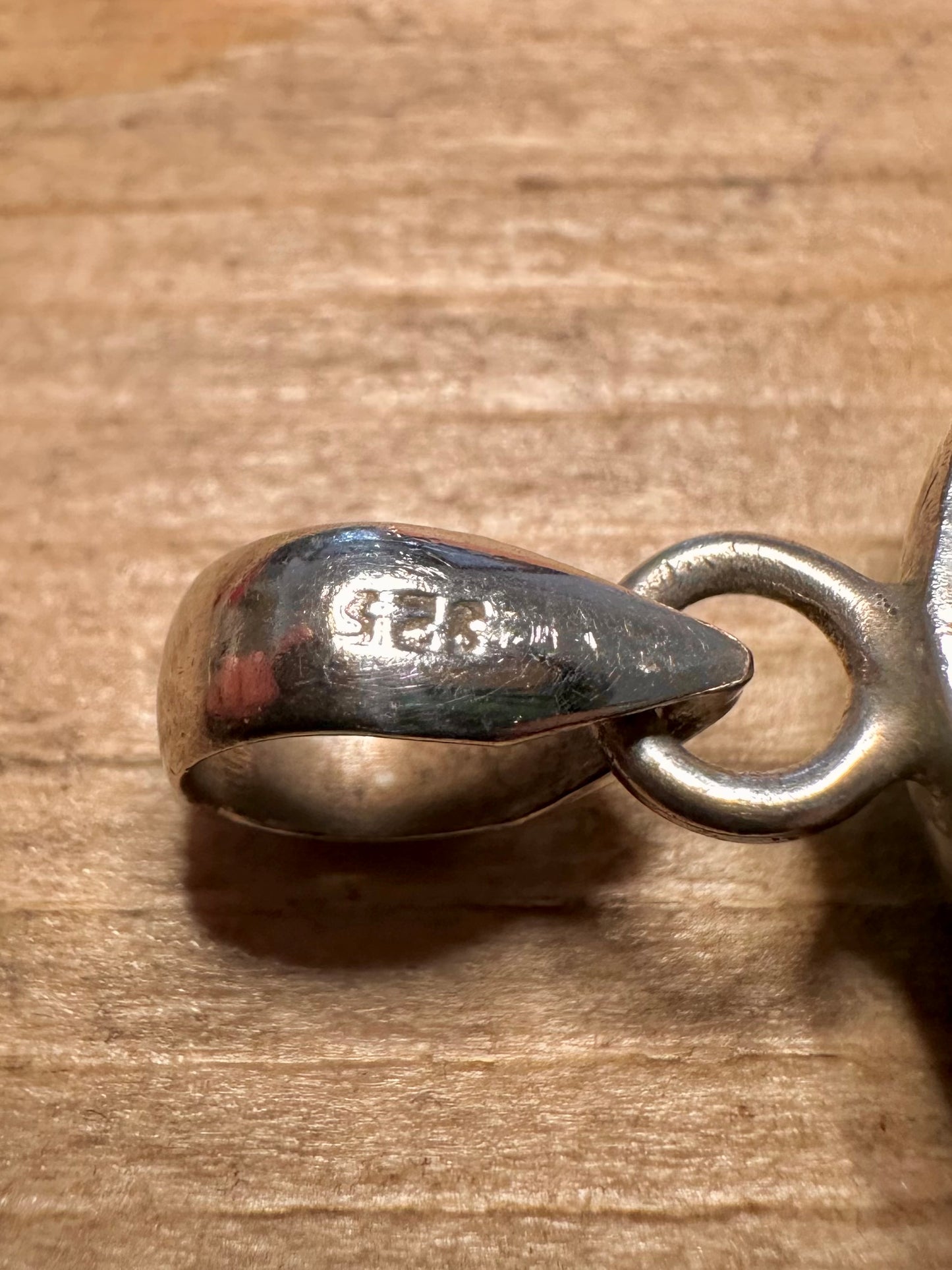 Vintage Large Turquoise 925 Silver Pendant