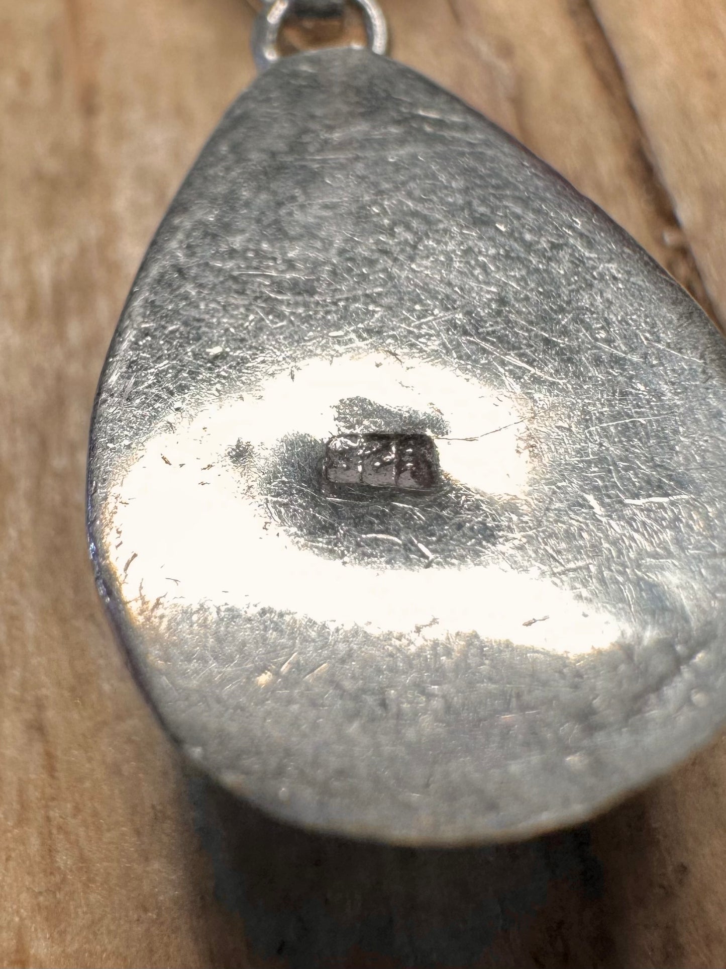 Vintage Larimar Dangle 925 Sterling Silver Earrings