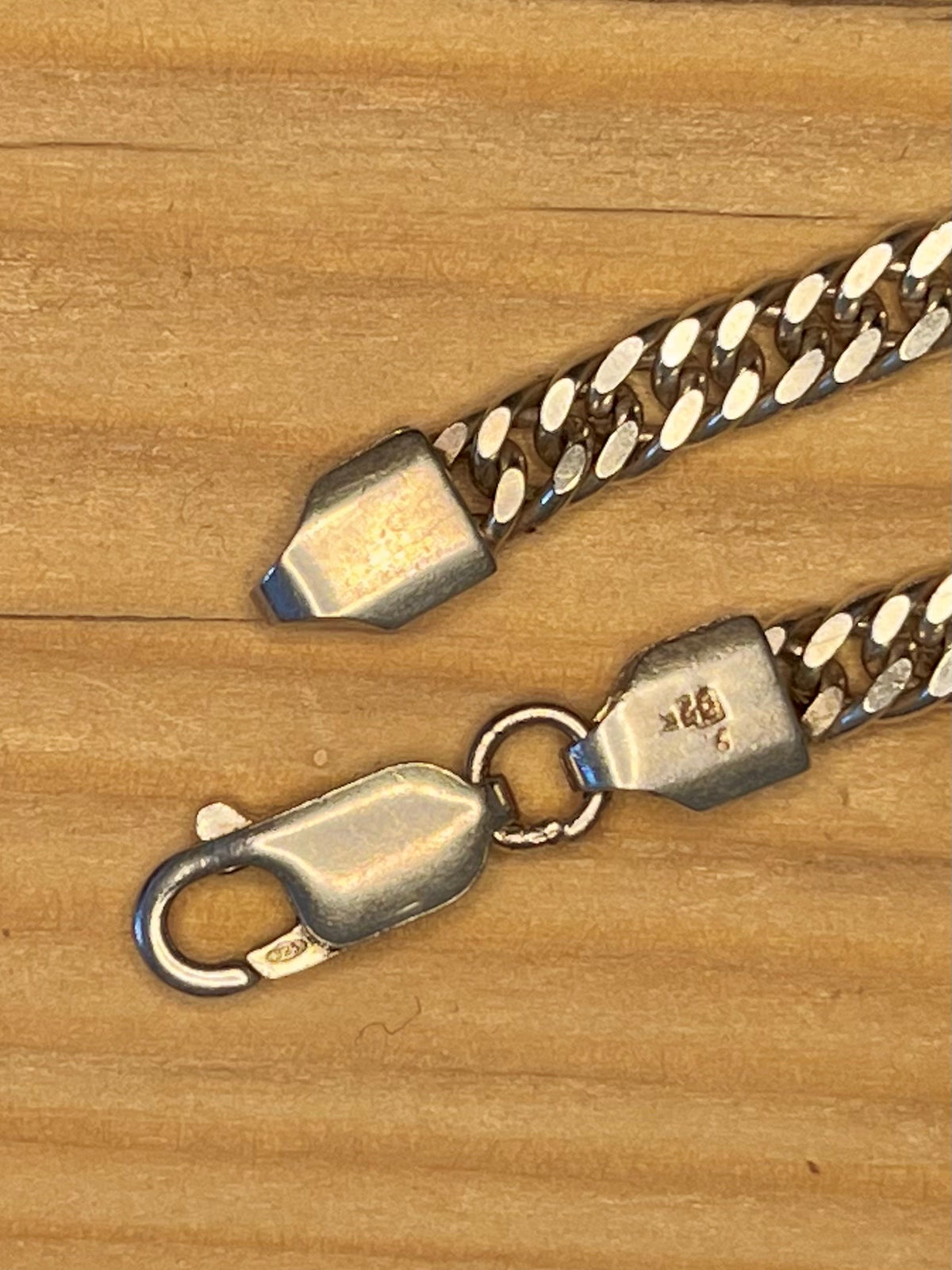 Close Link Curb Chain 925 Sterling Silver 22 inch Necklace