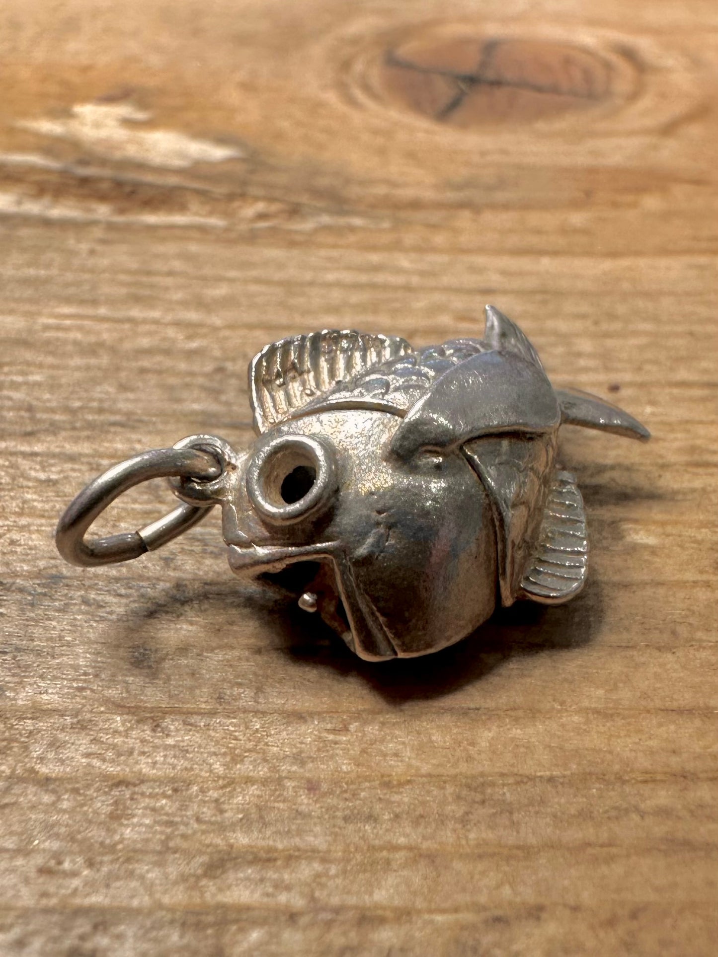 Vintage 1972 Nuvo Fish Moving Tail 925 Silver Charm Pendant