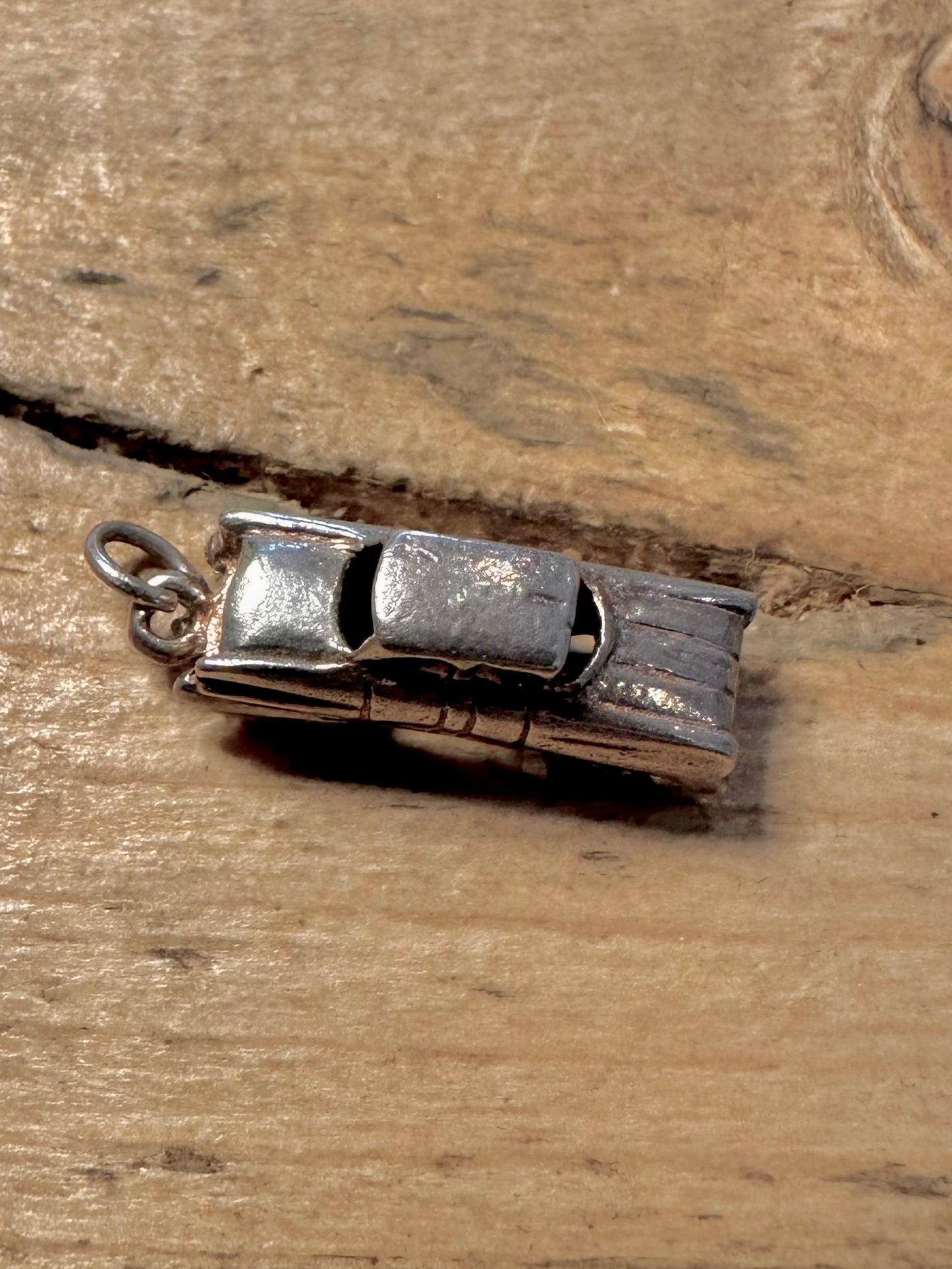 Vintage Car 925 Silver Charm Pendant