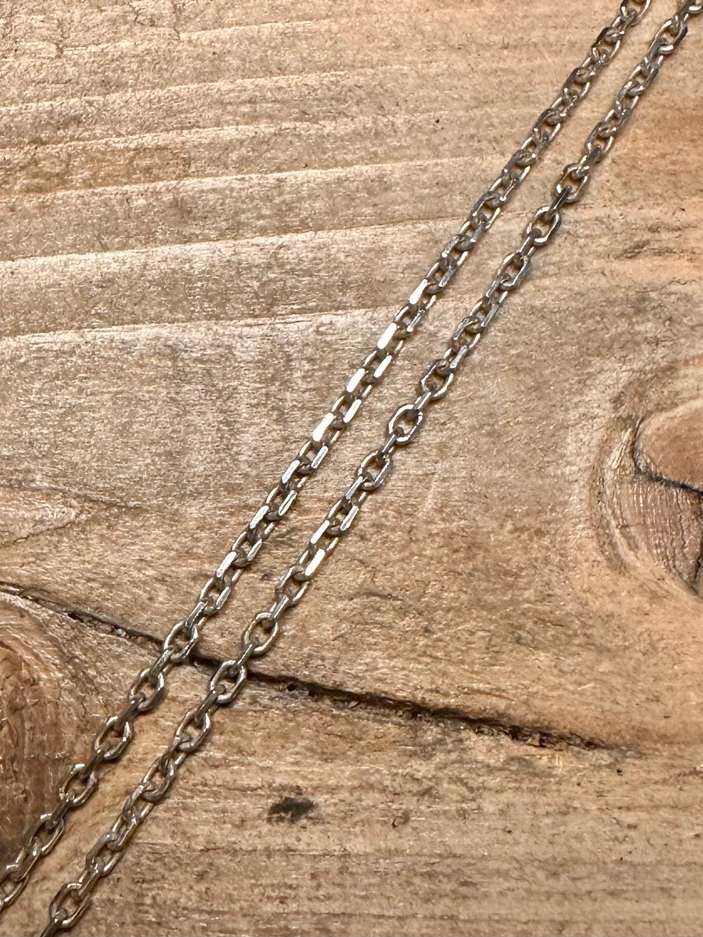 Vintage Cable Chain 925 Silver 19.5 inch Necklace