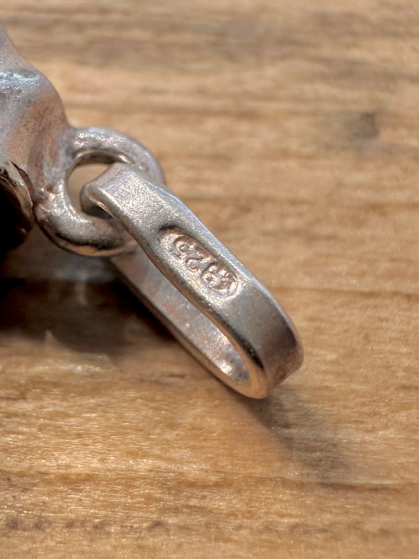 Vintage Baby Carriage 925 Silver Charm Pendant