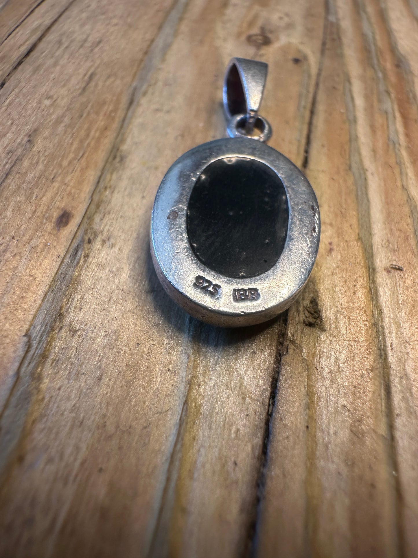 Abalone Oval 925 Sterling Silver Pendant