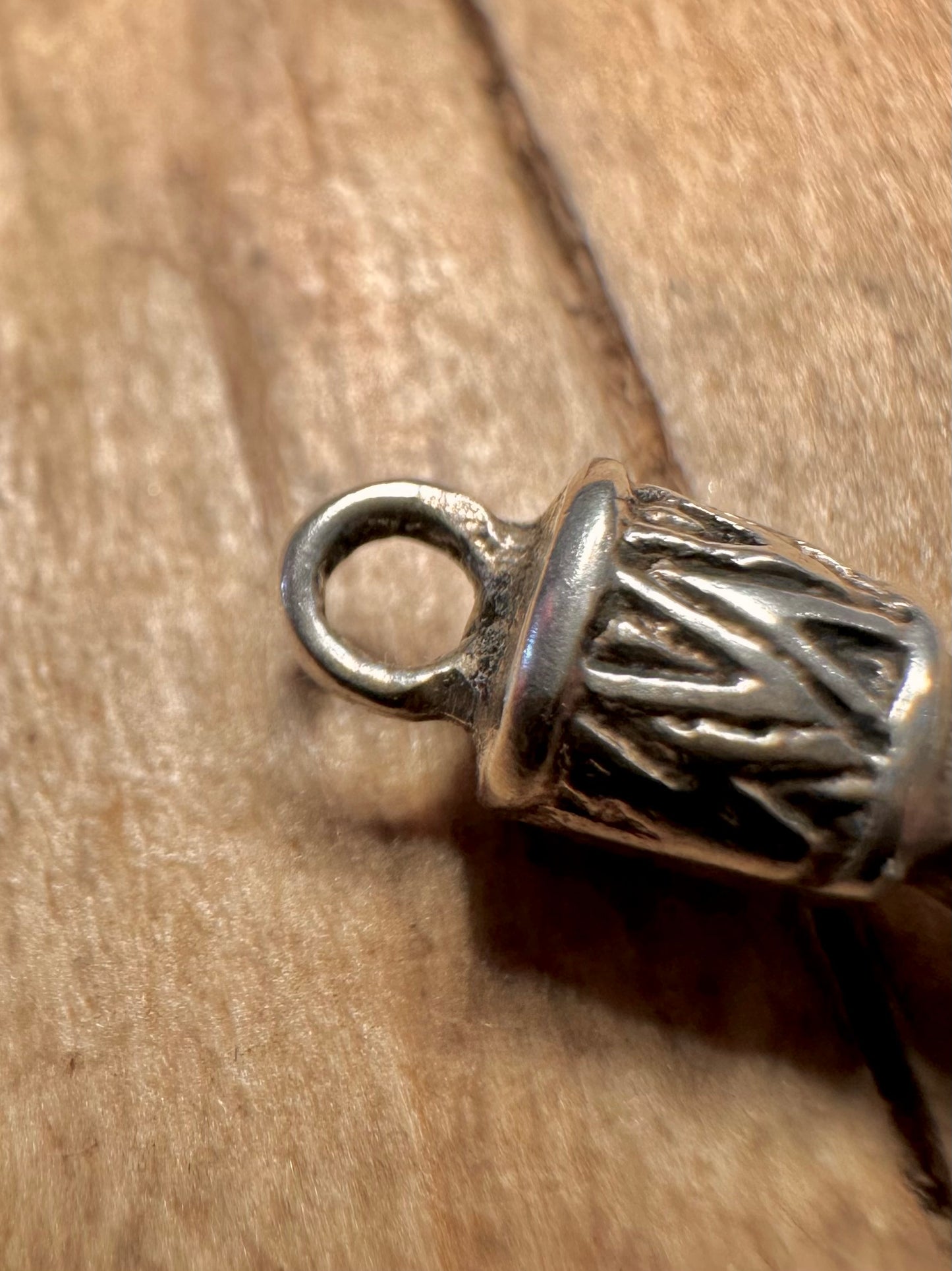 Vintage Figa Fist 925 Sterling Silver Pendant