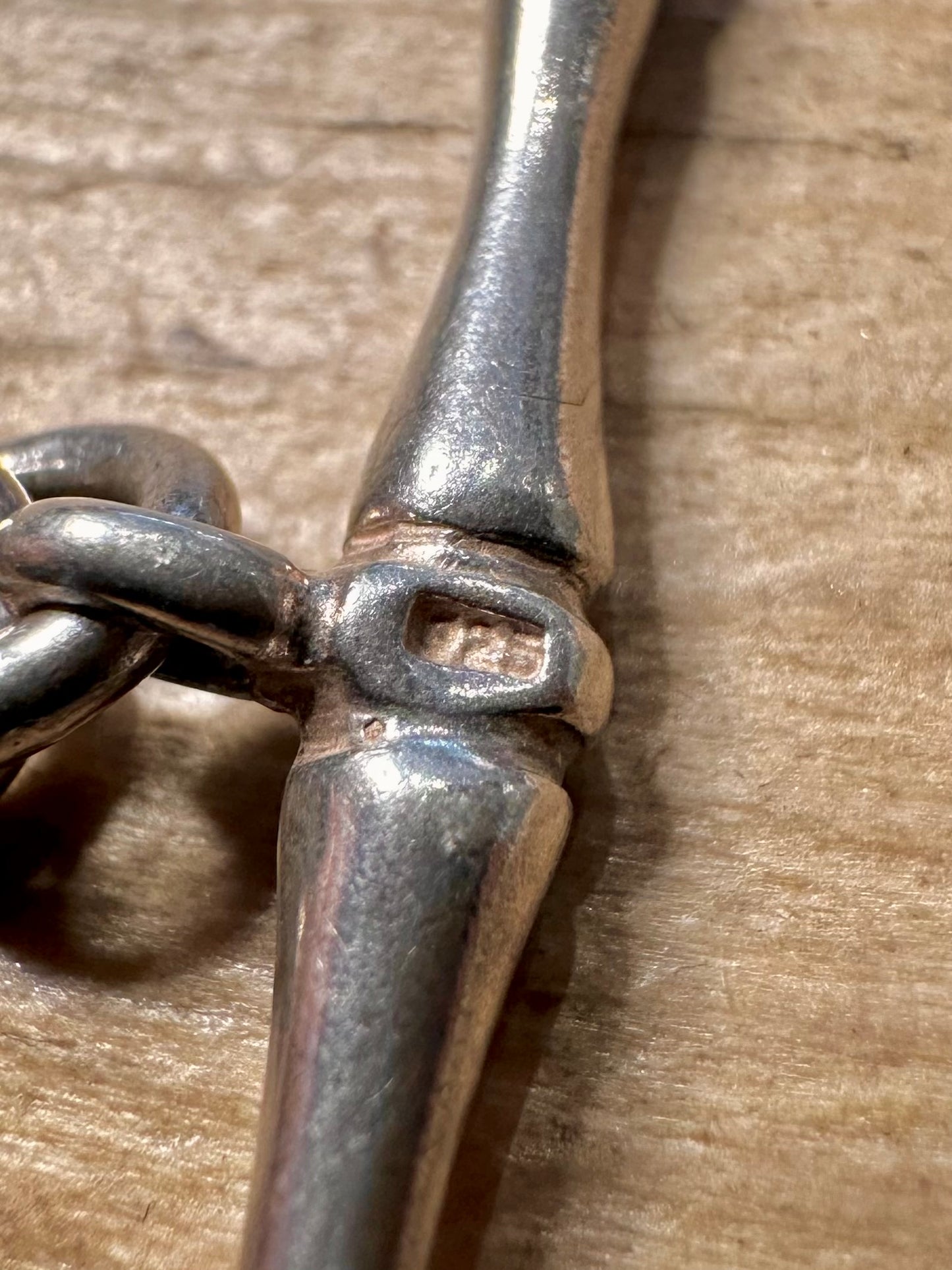 Vintage T Bar 925 Silver Pendant