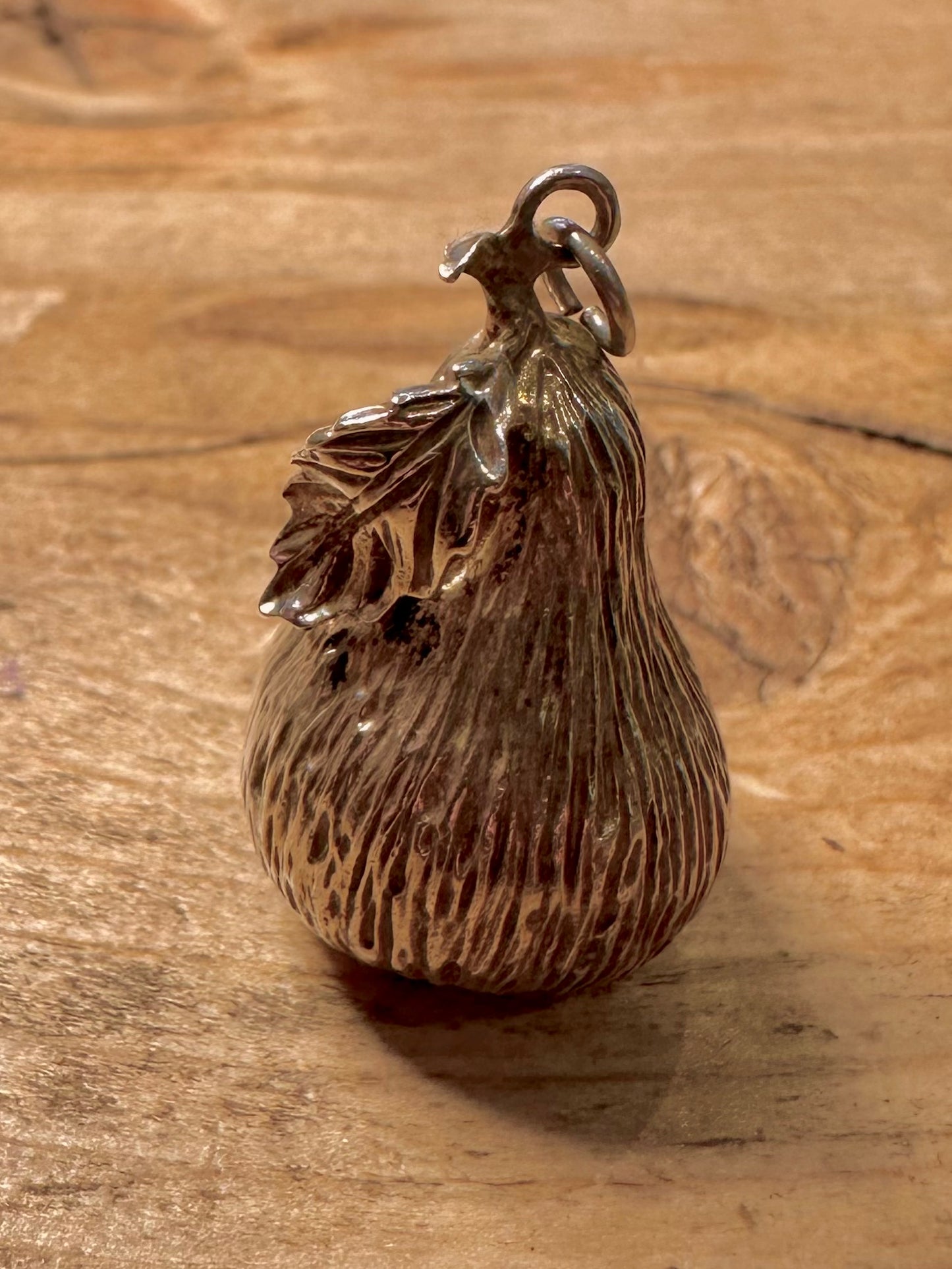 Vintage 1970’s Pear Solid 925 Silver ED Maker Pendant