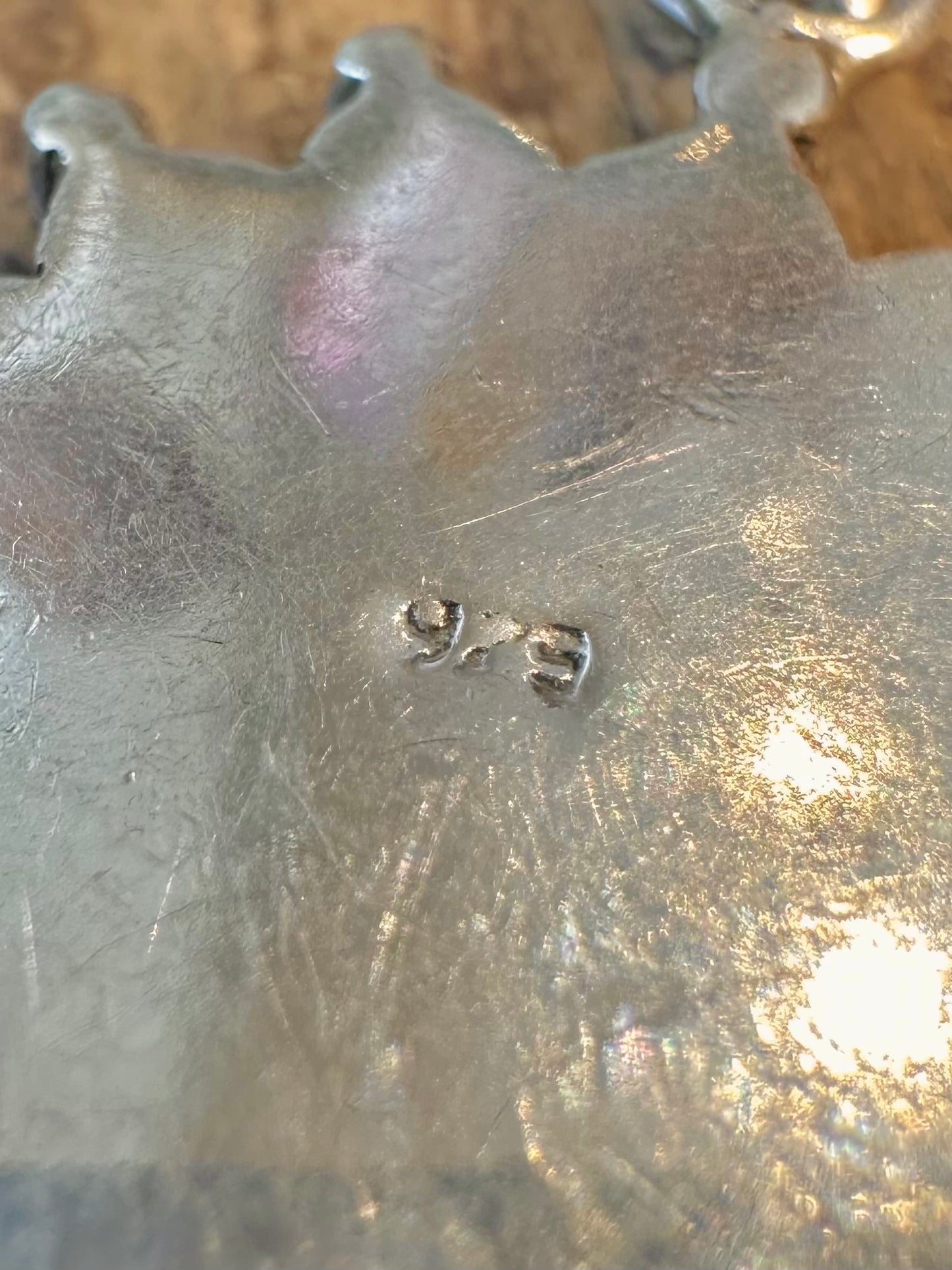 Türkis Cluster Blumenanhänger aus 925er Sterlingsilber