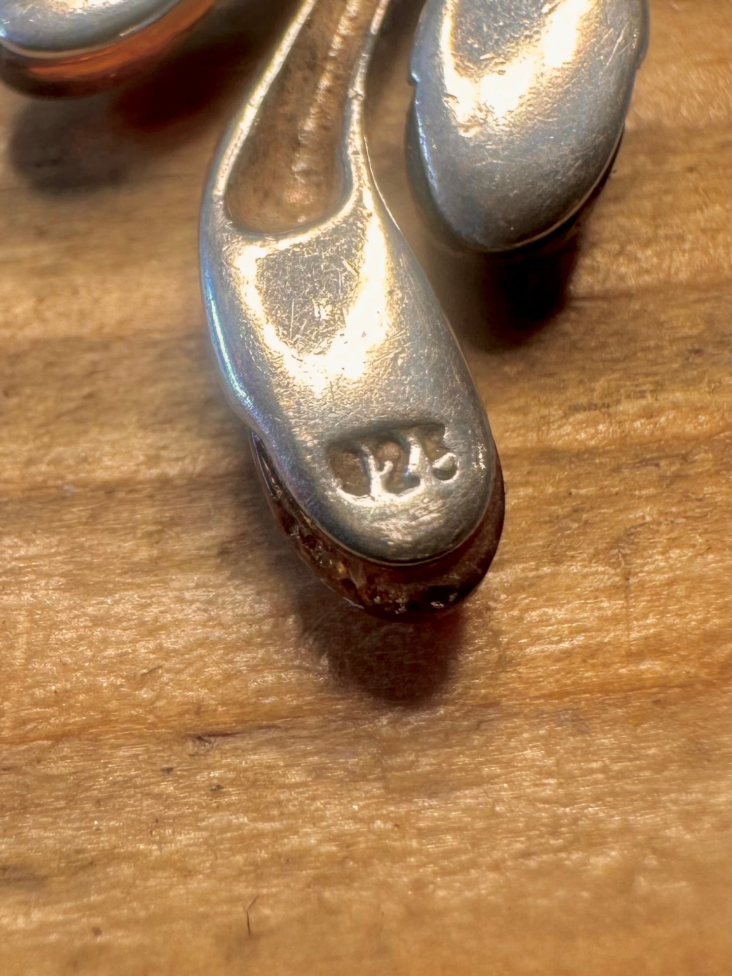 Abstract Amber 925 Sterling Silver Pendant