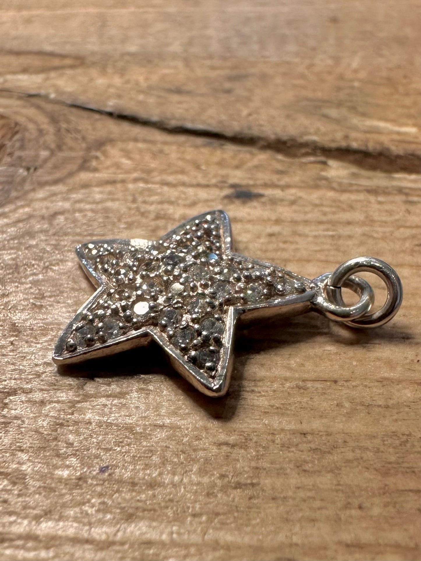 Modern CZ Stone Star 925 Silver Pendant