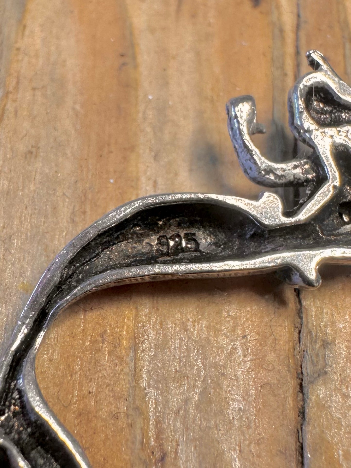 Mermaid Oxides Style 925 Sterling Silver Pendant