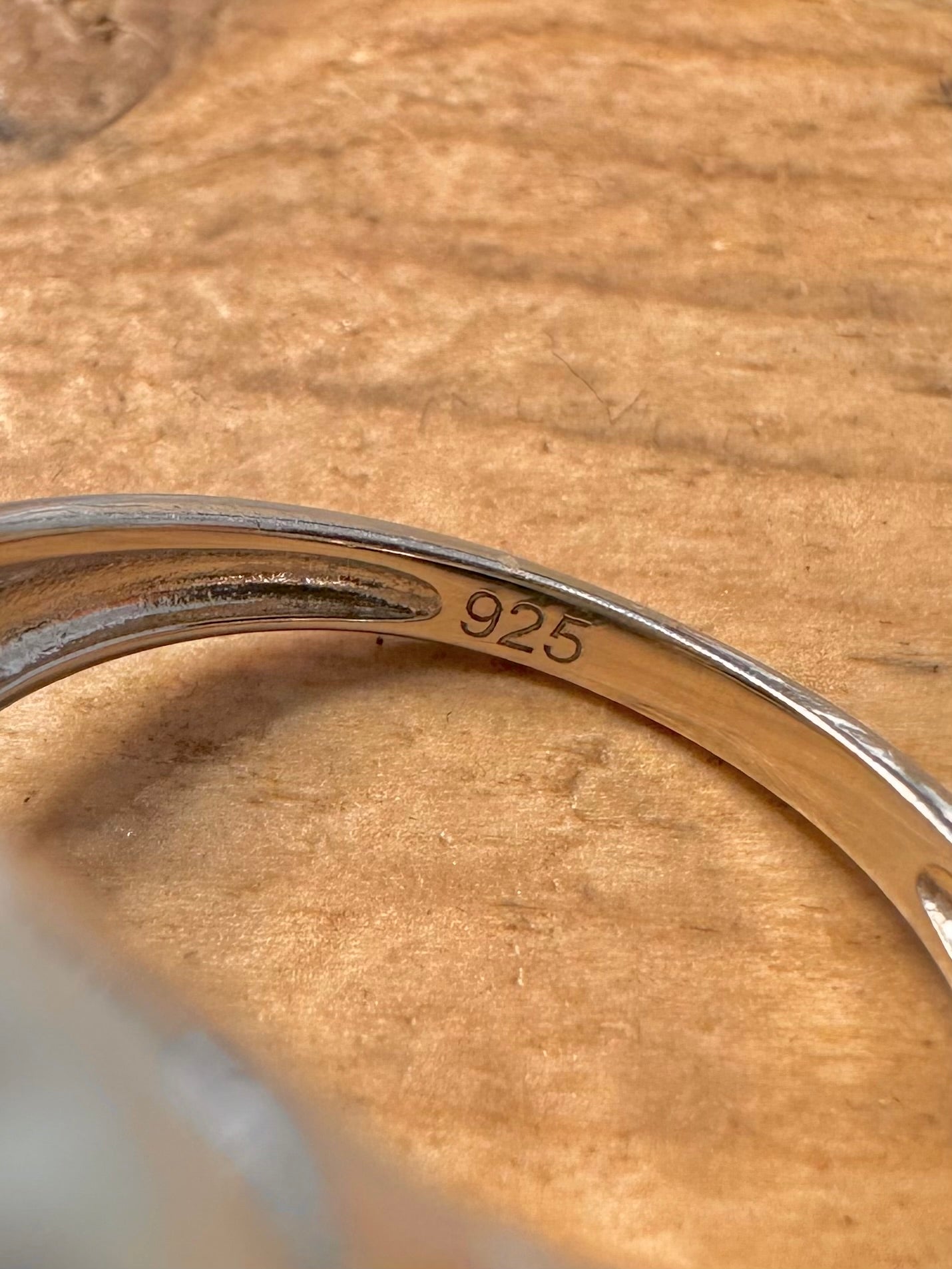 Modern Baroque Pearl 925 Silver Size O Ring