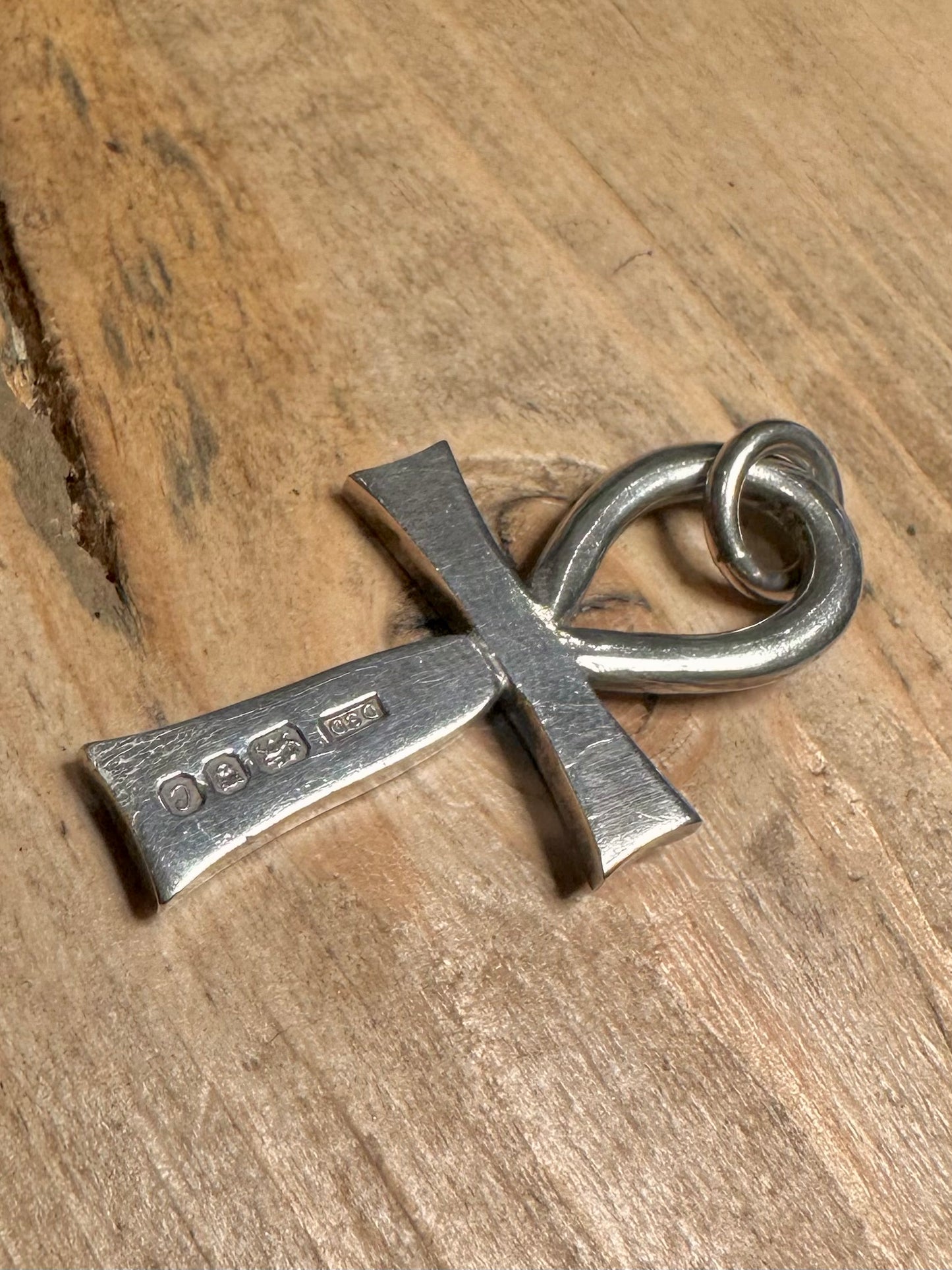 Vintage 1977 Ankh 925 Silver Pendant