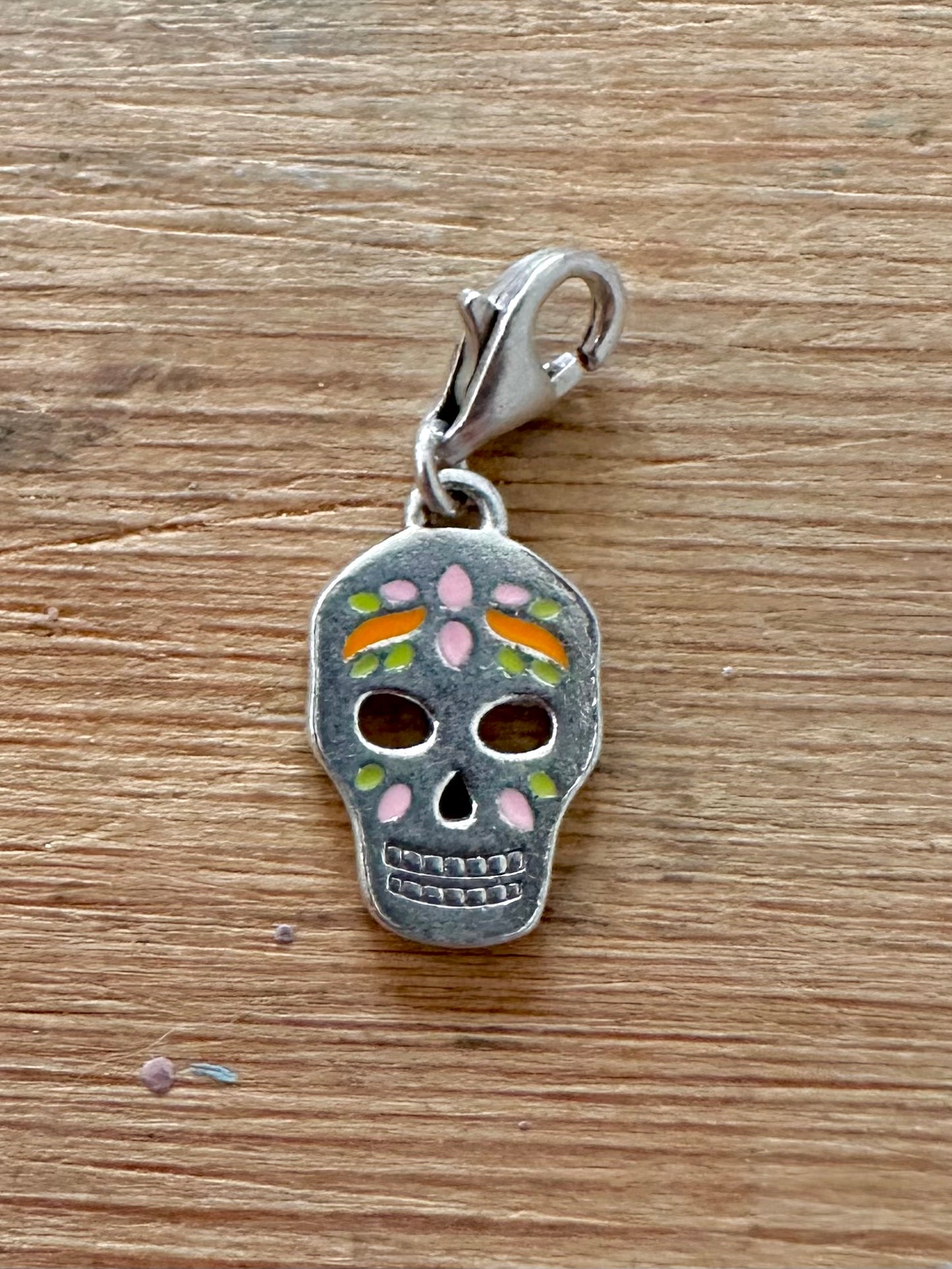Modern Thomas Sabo Skull 925 Silver Pendant