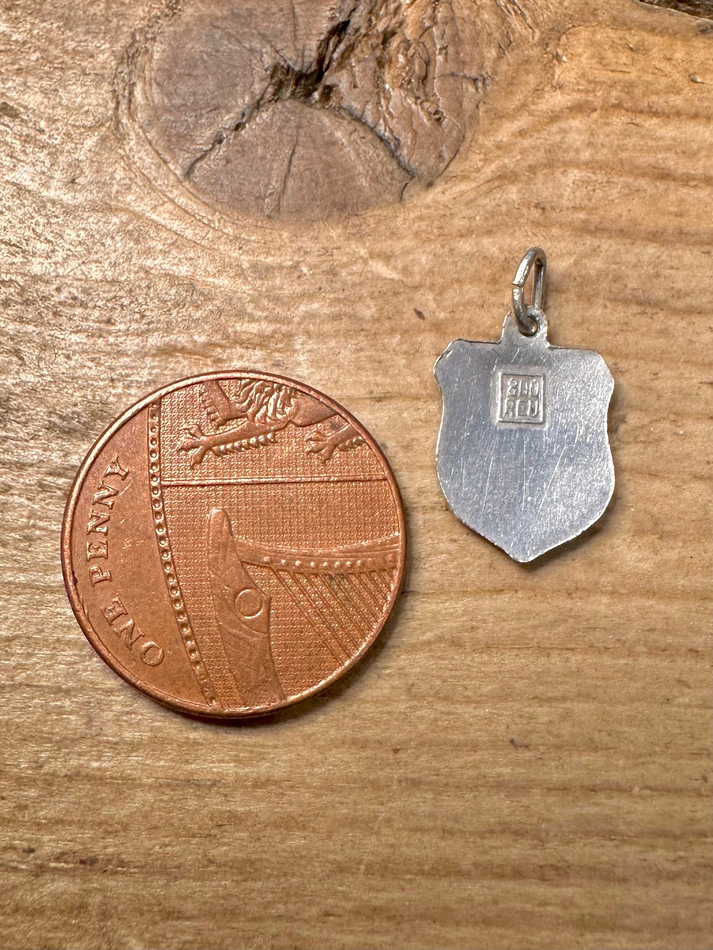 Vintage 1972 München Enamel Olympics Crest 800 Silver Pendant
