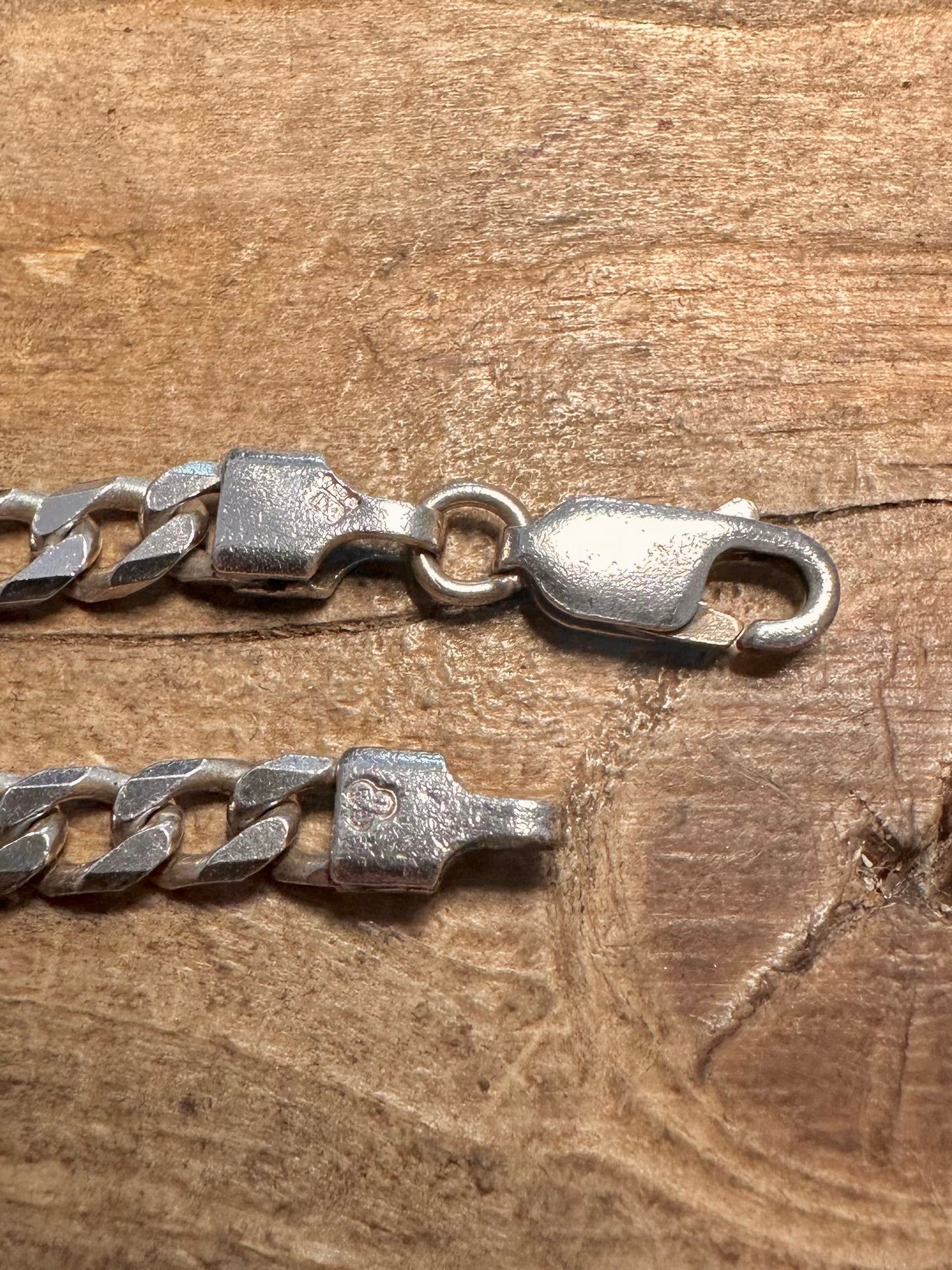 Vintage Curb Chain 952 Silver 20 inch Necklace