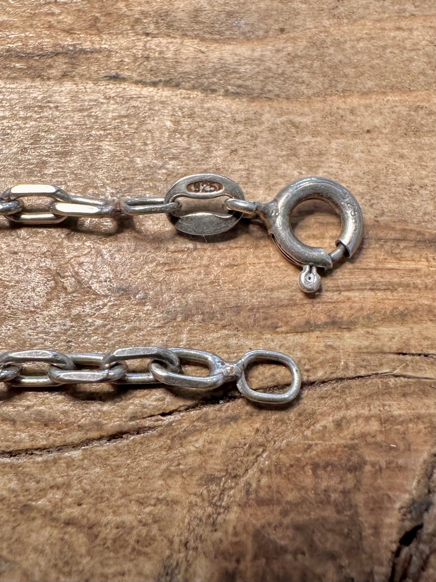 Brutalist Sten and Laine Finnish Style 925 Silver Pendant and 35 inch Necklace