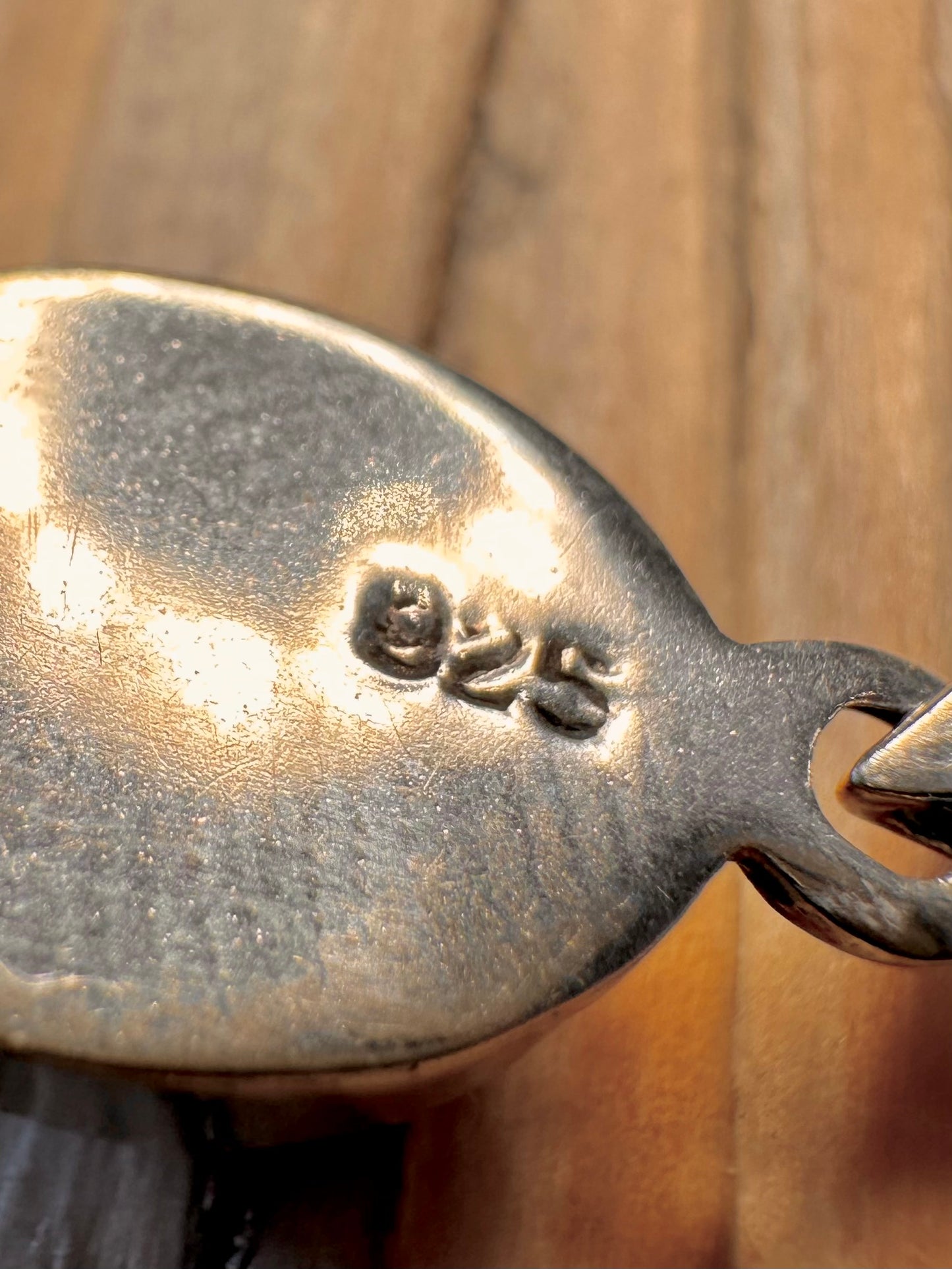 Vintage Amethyst Oval 925 Silver Pendant