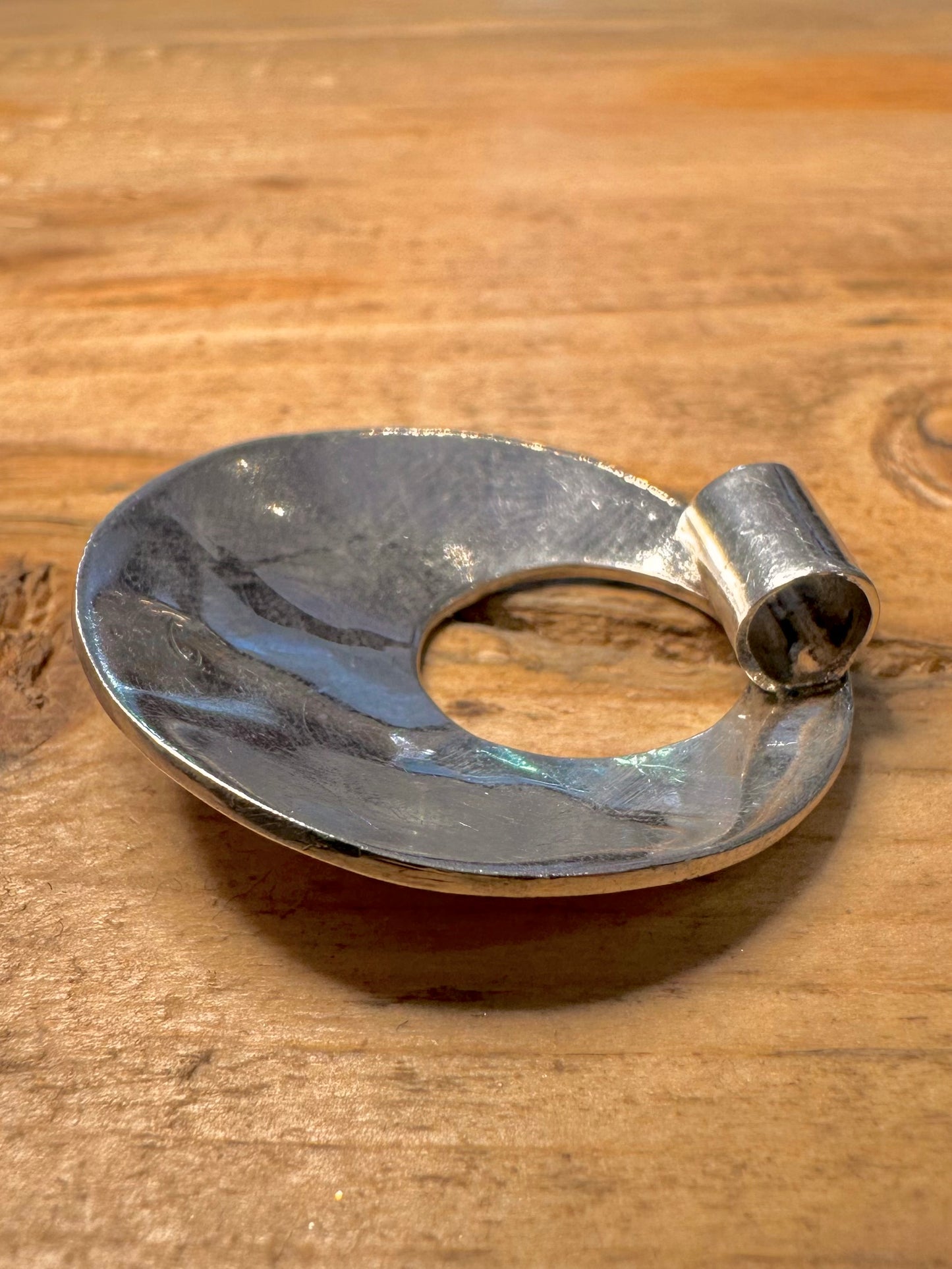 Abstract Circle 925 Silver Pendant