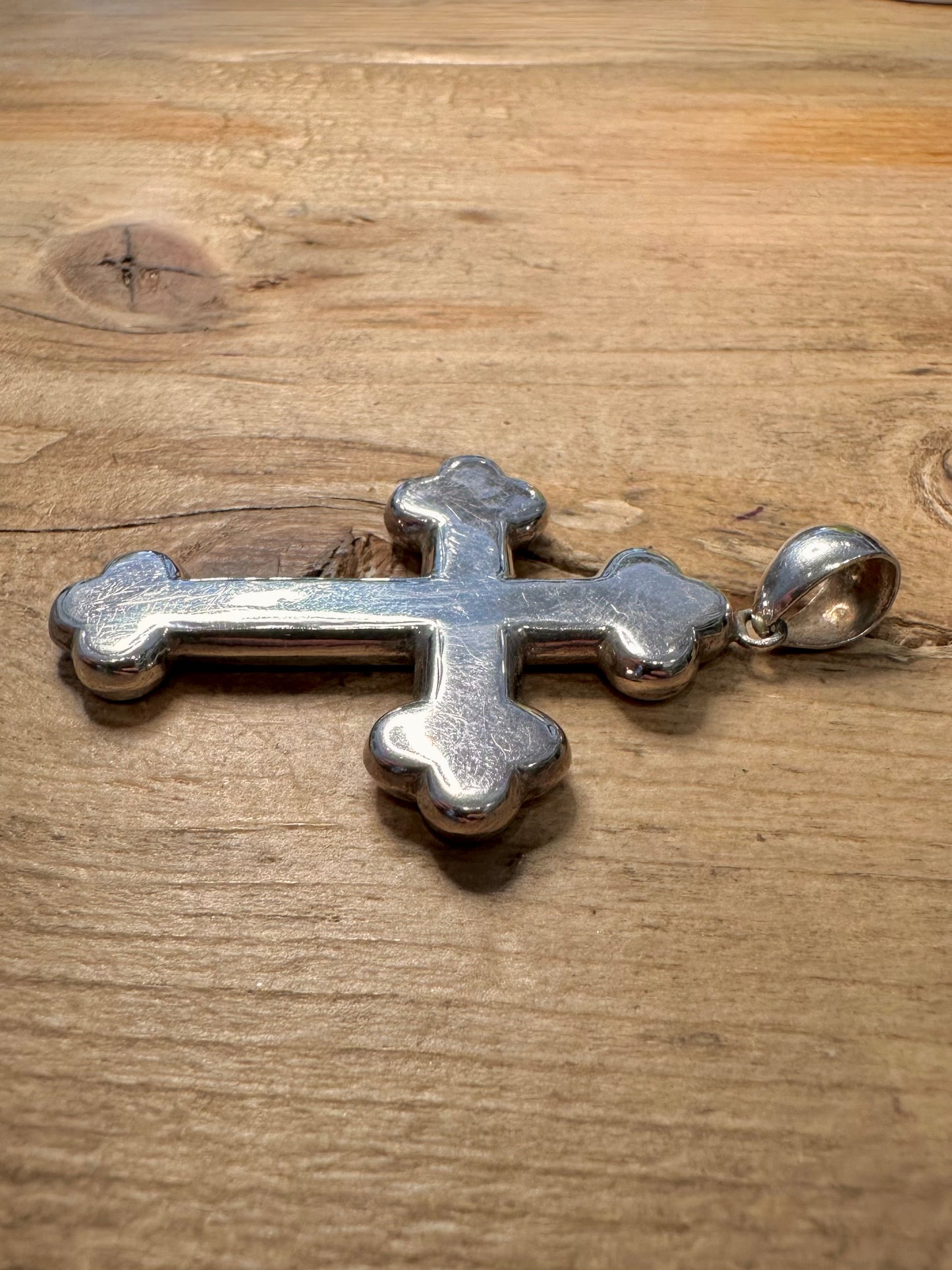 Vintage 1994 Cross 925 Silver Pendant