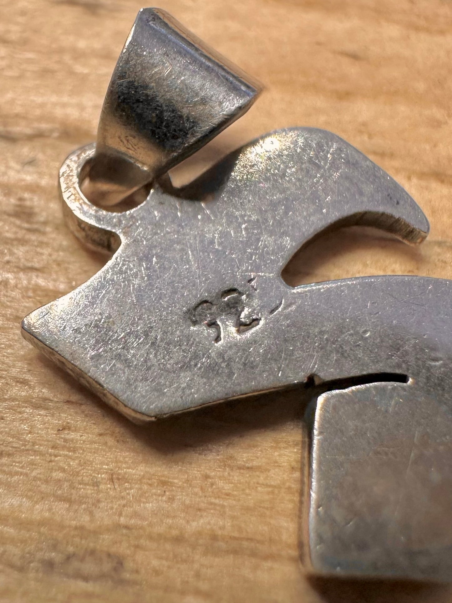 Vintage Symbol 925 Silver Pendant