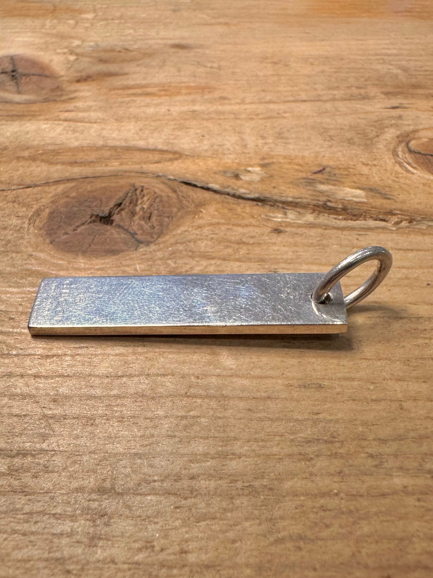 Vintage Gucci Bar 925 Silver Made in Italy Pendant