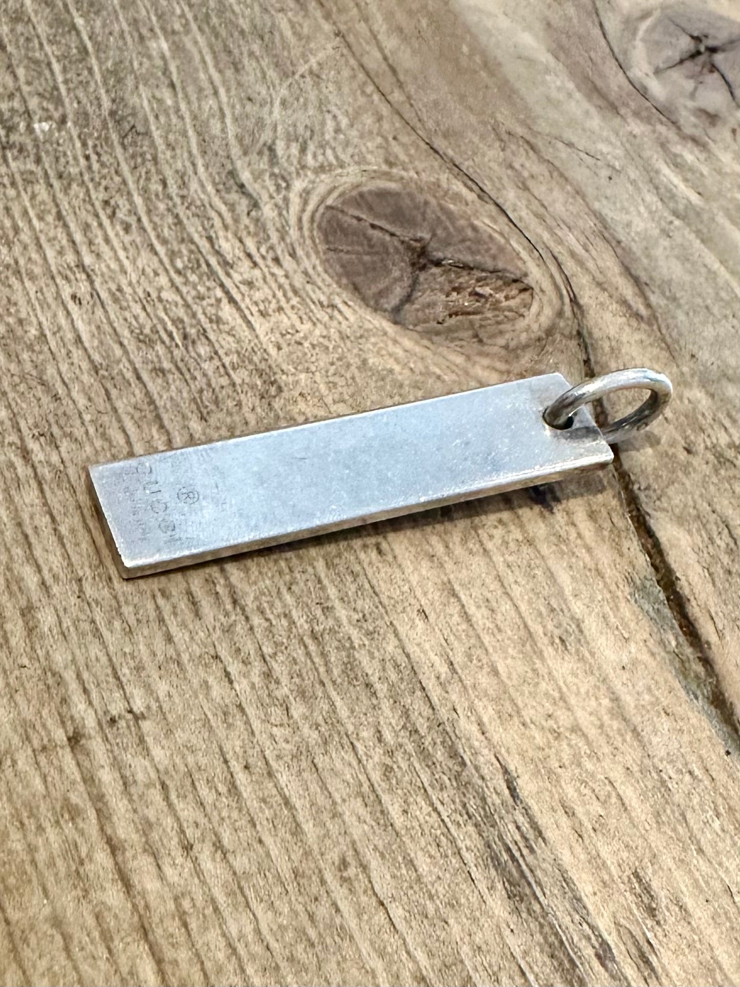 Vintage Gucci Made in Italy Tag 925 Silver Pendant