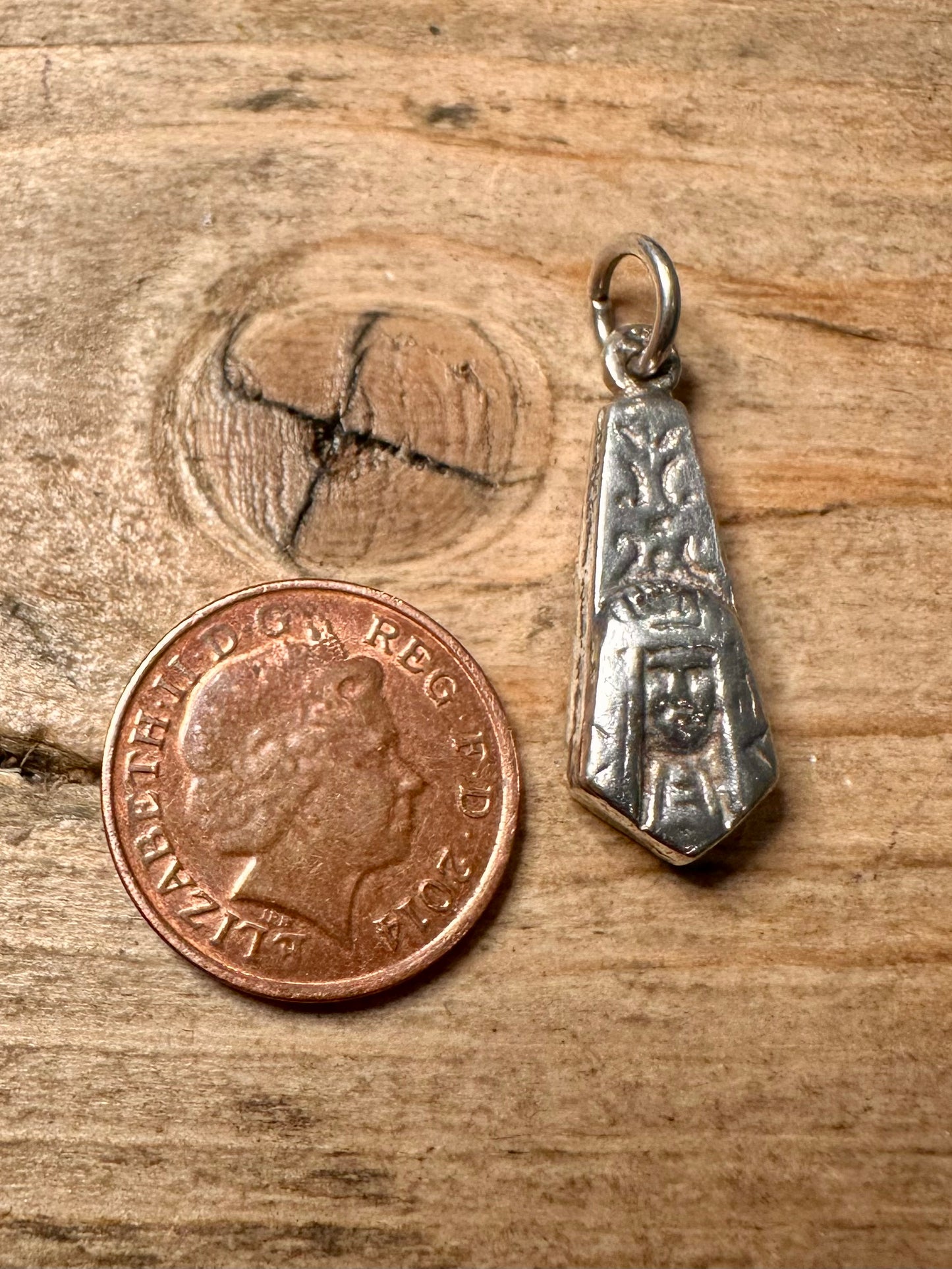 Vintage Egyptian Solid 925 Silver Pendant