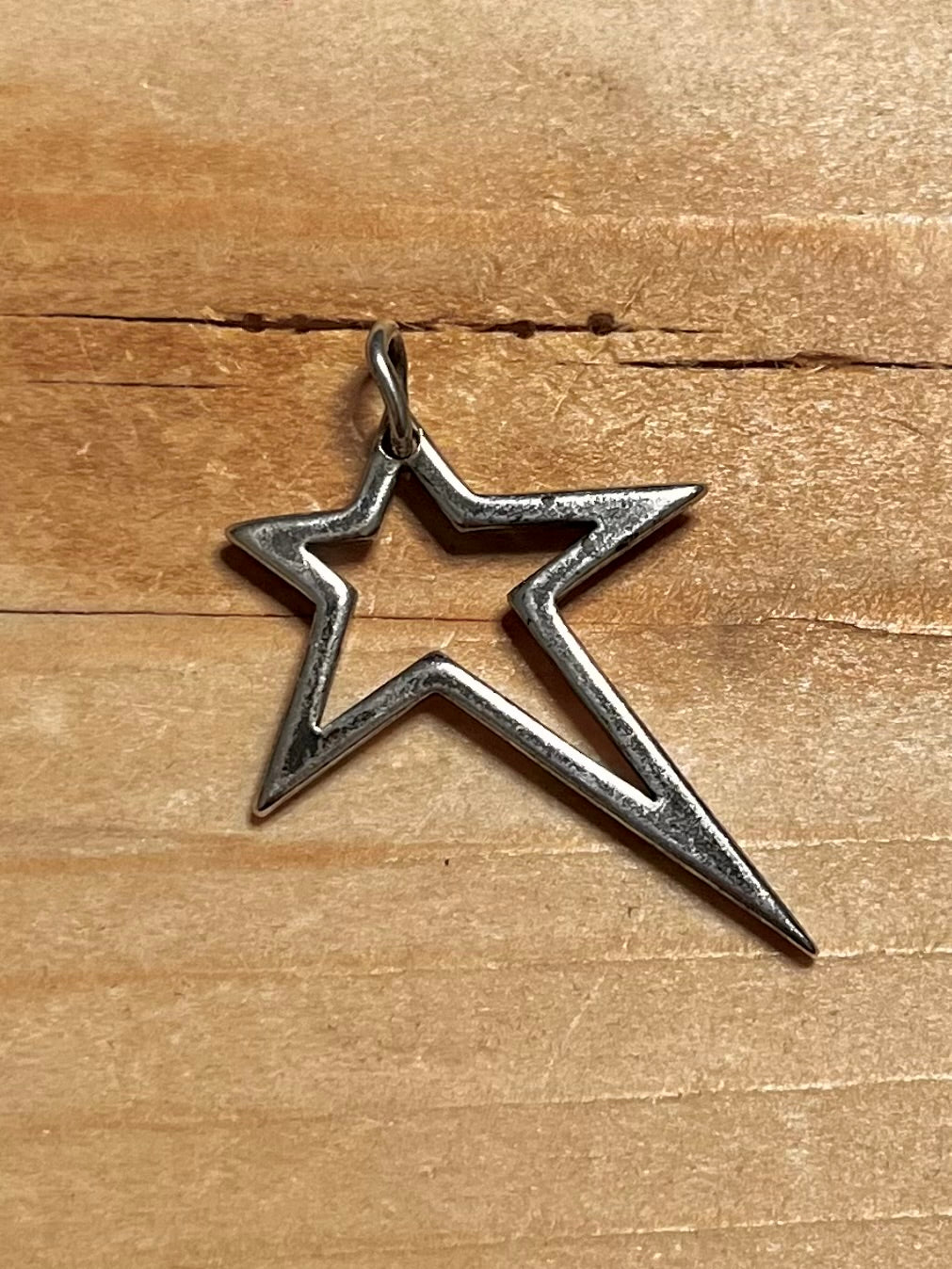 Abstract Star 925 Sterling Silver Pendant